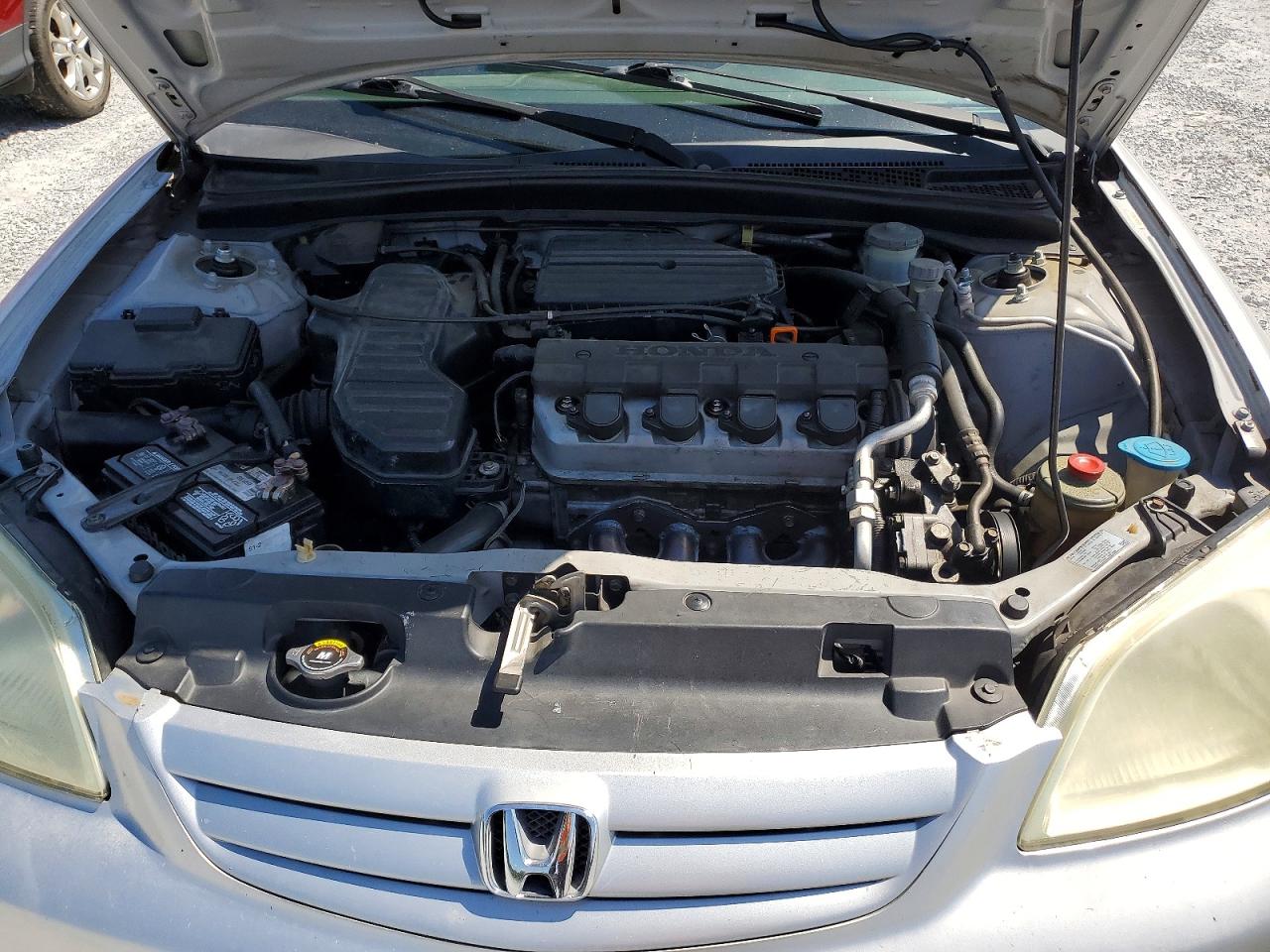 2002 Honda Civic Lx Silver vin: 2HGES15652H544755