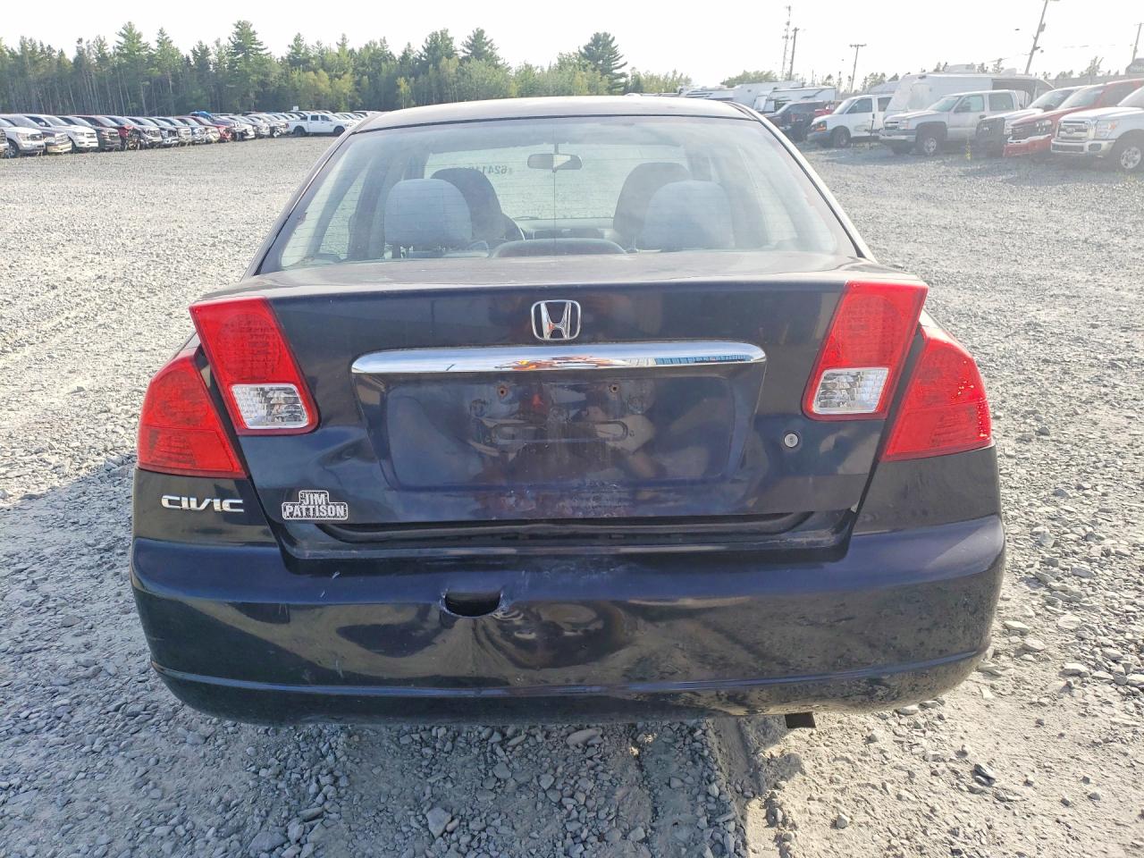 2003 Honda Civic Lx Black vin: 2HGES15693H911268