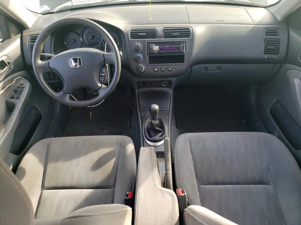 2003 Honda Civic Lx Black vin: 2HGES15693H911268