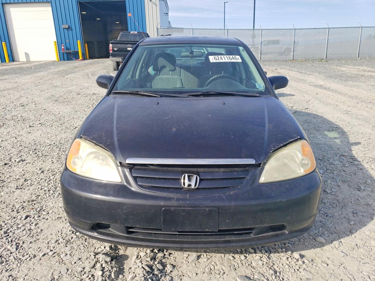 2003 Honda Civic Lx Black vin: 2HGES15693H911268