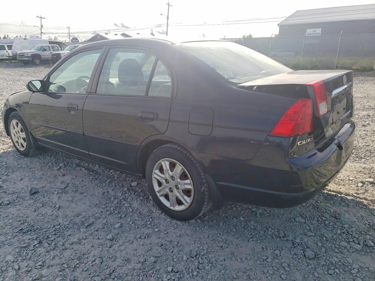 2003 Honda Civic Lx Black vin: 2HGES15693H911268