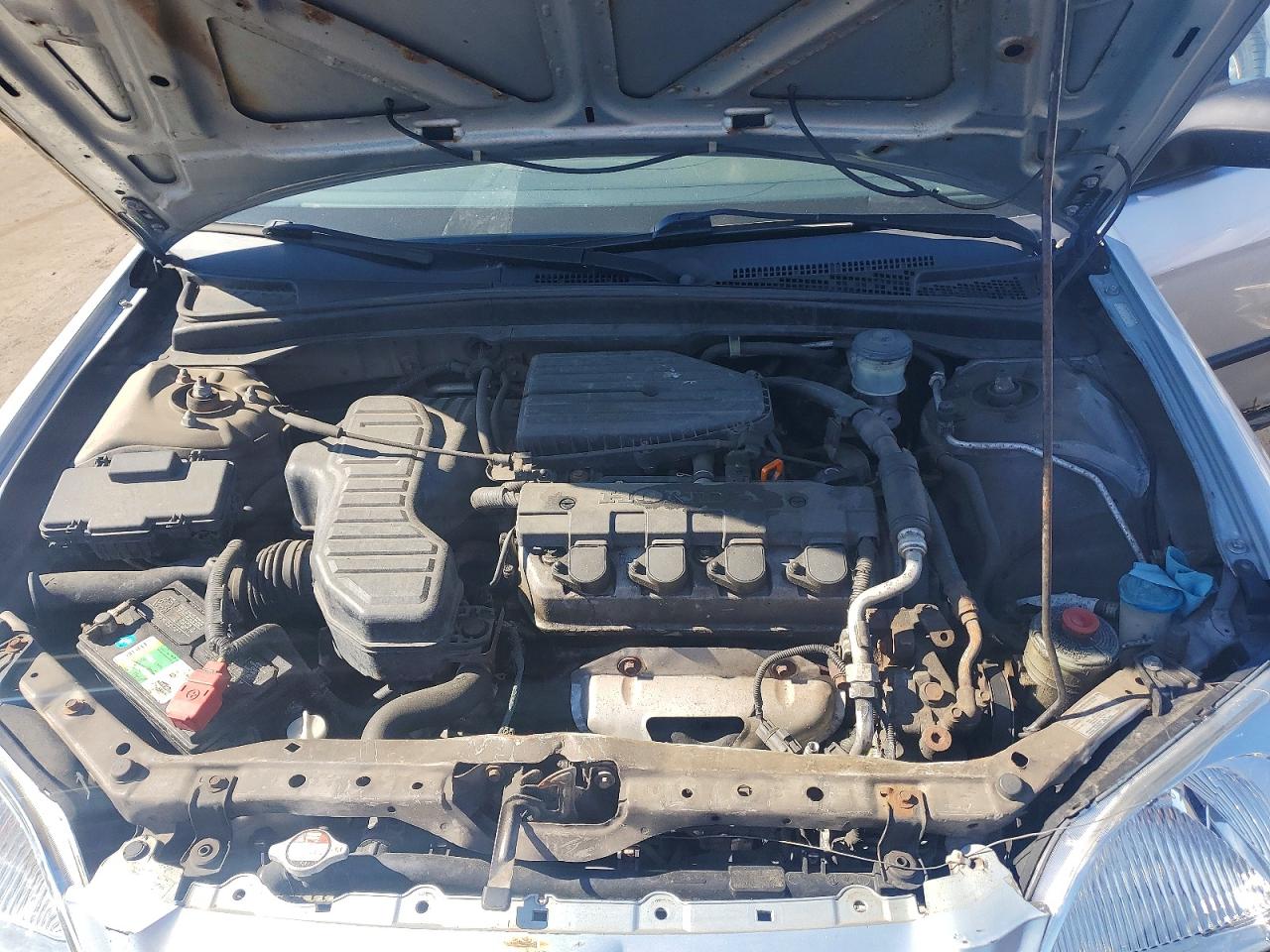 2002 Honda Civic Dx Gray vin: 2HGES16102H596166
