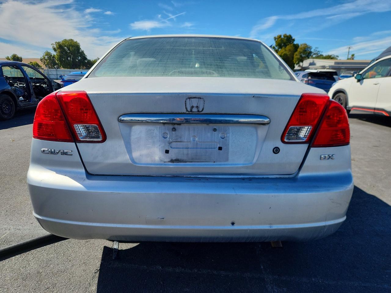 2003 Honda Civic Dx Серебряный vin: 2HGES16103H567879