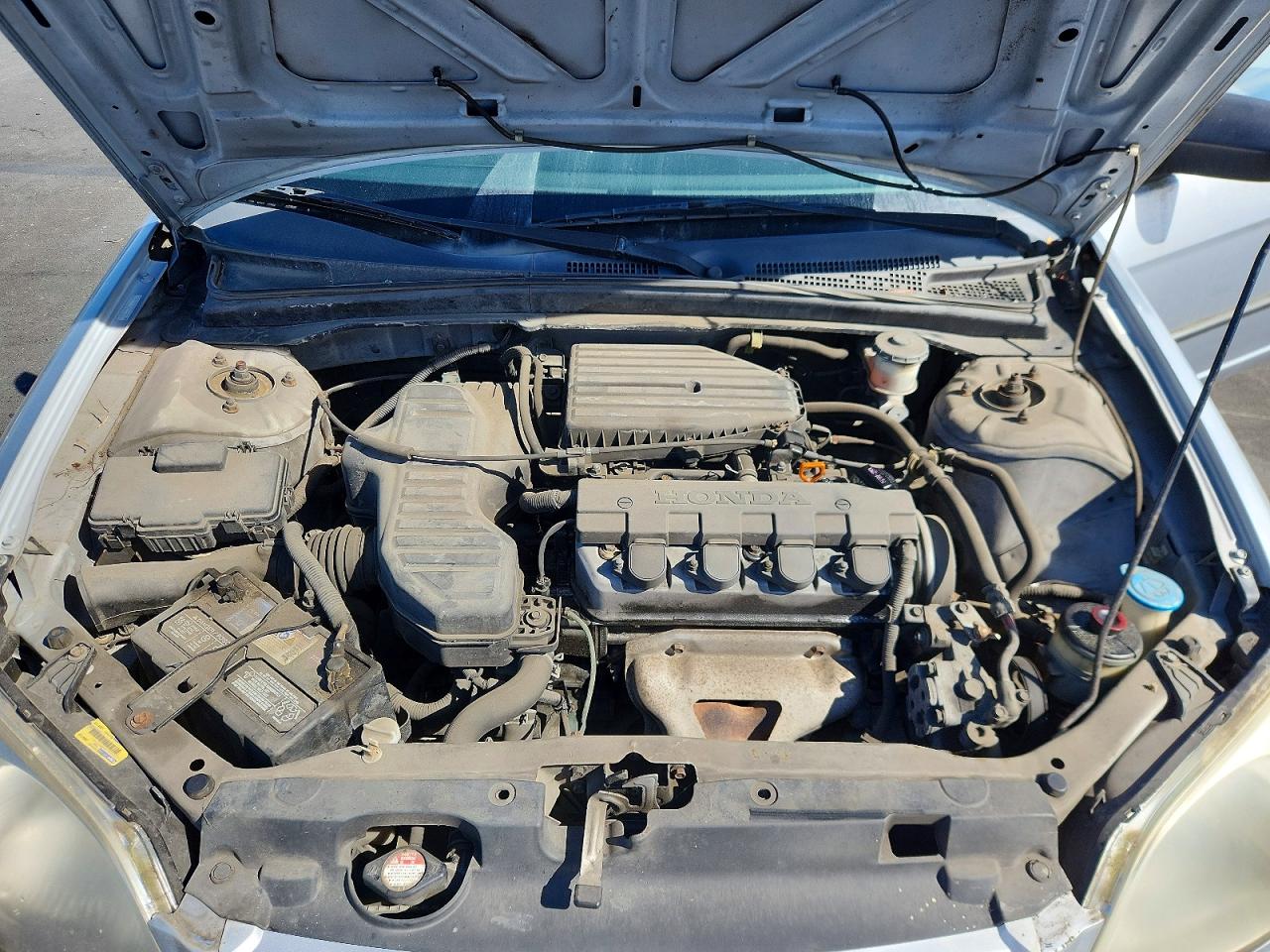 2003 Honda Civic Dx Серебряный vin: 2HGES16103H567879