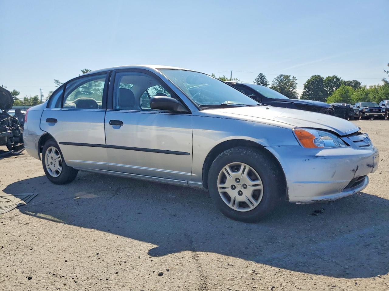 2001 Honda Civic Dx Silver vin: 2HGES16201H561750
