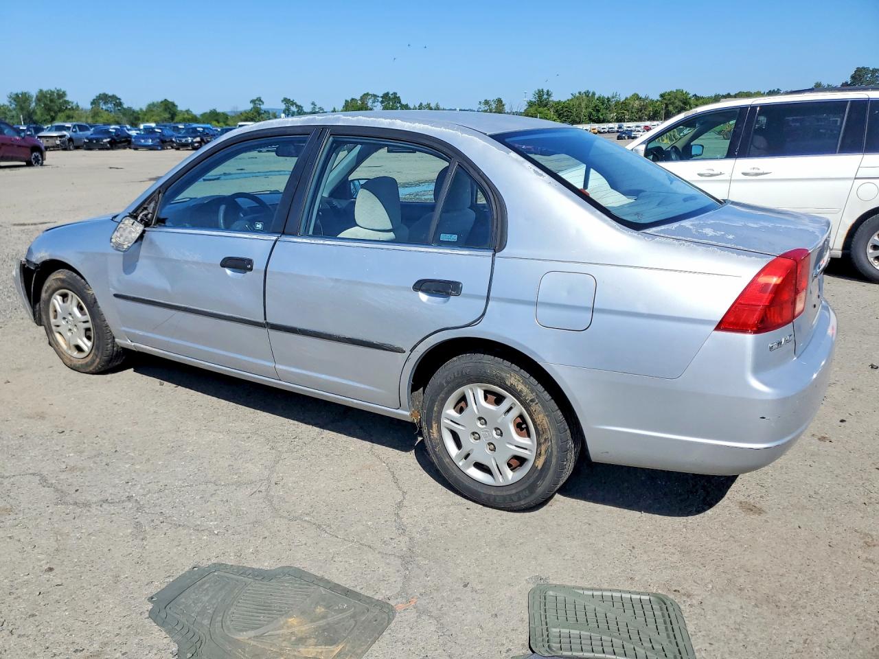 2001 Honda Civic Dx Silver vin: 2HGES16201H561750
