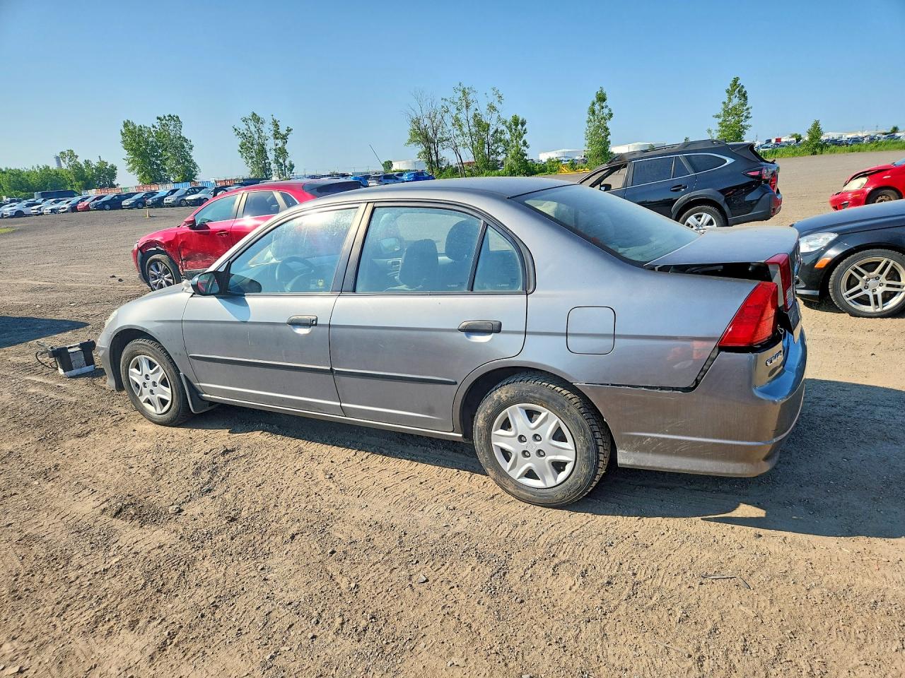 2005 Honda Civic Dx Vp Charcoal vin: 2HGES16305H038100