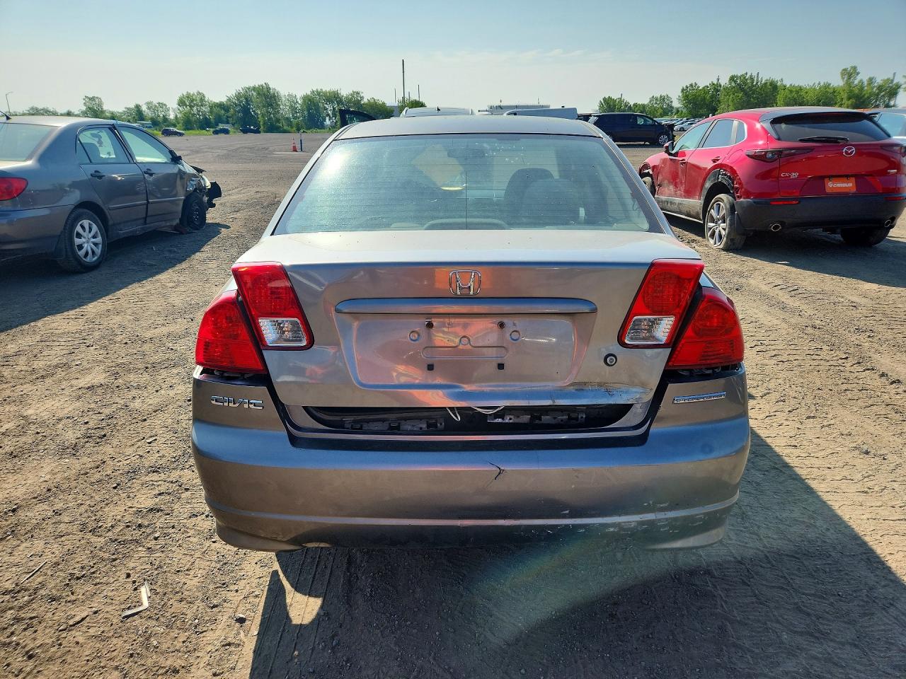 2005 Honda Civic Dx Vp Charcoal vin: 2HGES16305H038100