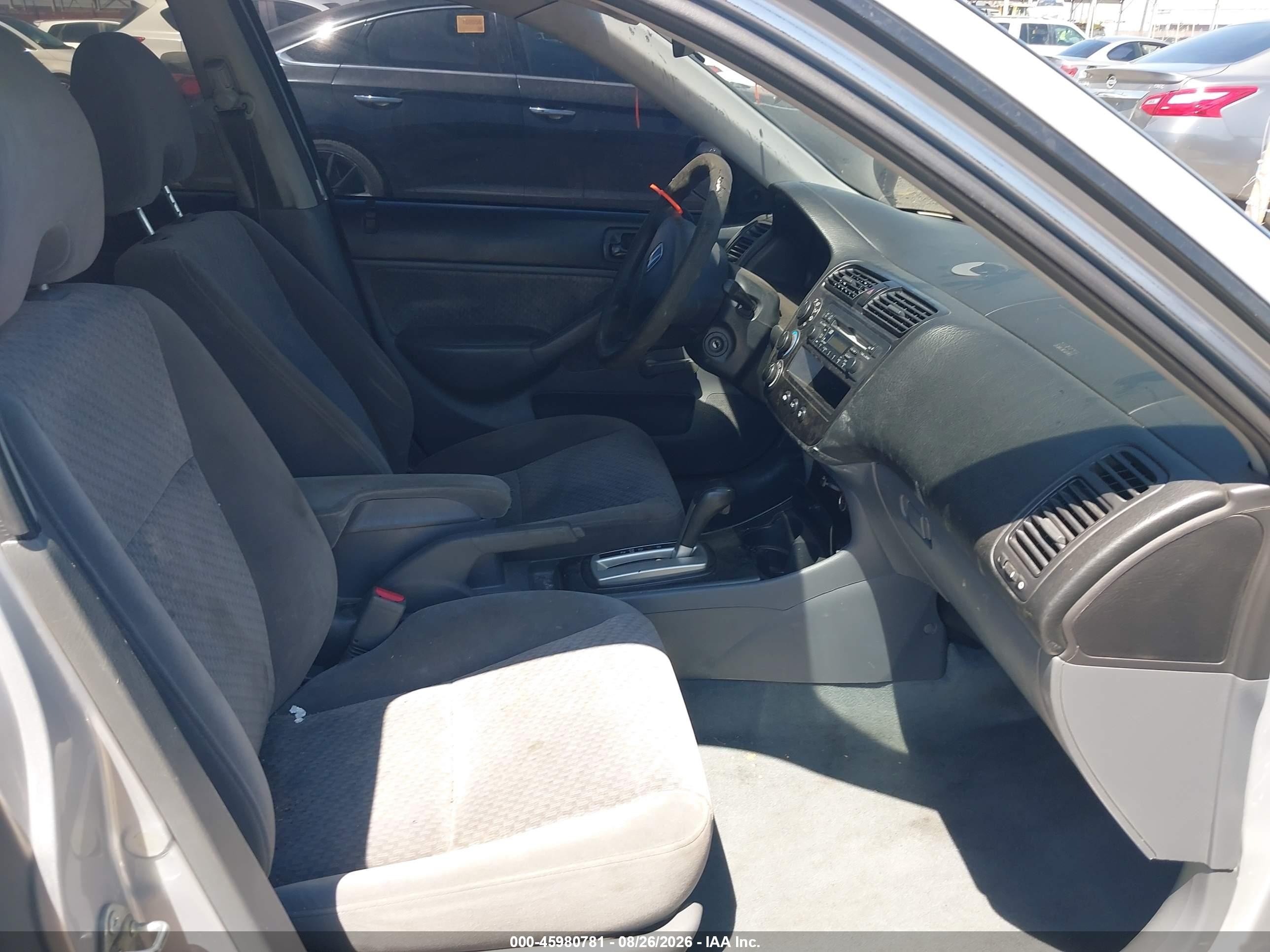2004 Honda Civic Vp Silver vin: 2HGES16314H643807