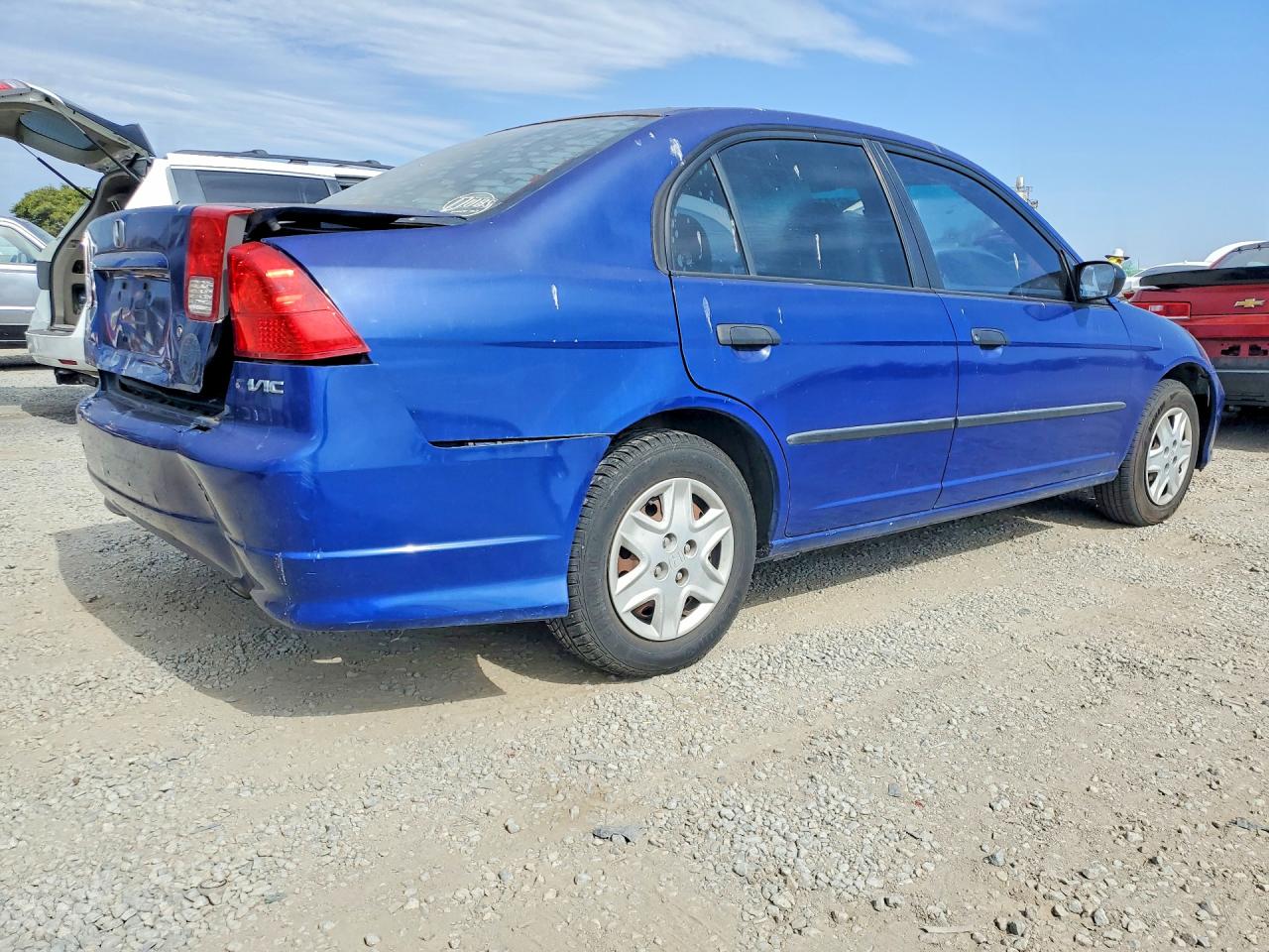 2005 Honda Civic Dx Vp Blue vin: 2HGES16315H528108
