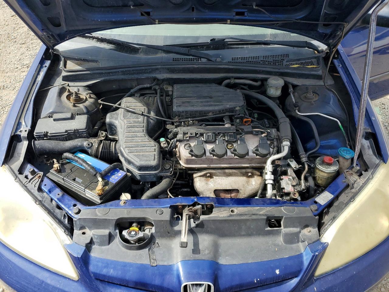 2005 Honda Civic Dx Vp Blue vin: 2HGES16315H528108