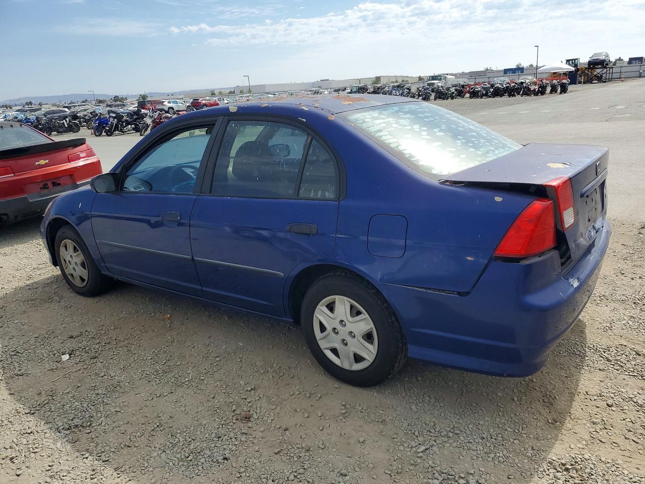 2005 Honda Civic Dx Vp Blue vin: 2HGES16315H528108