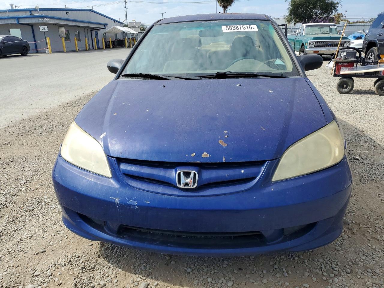 2005 Honda Civic Dx Vp Blue vin: 2HGES16315H528108
