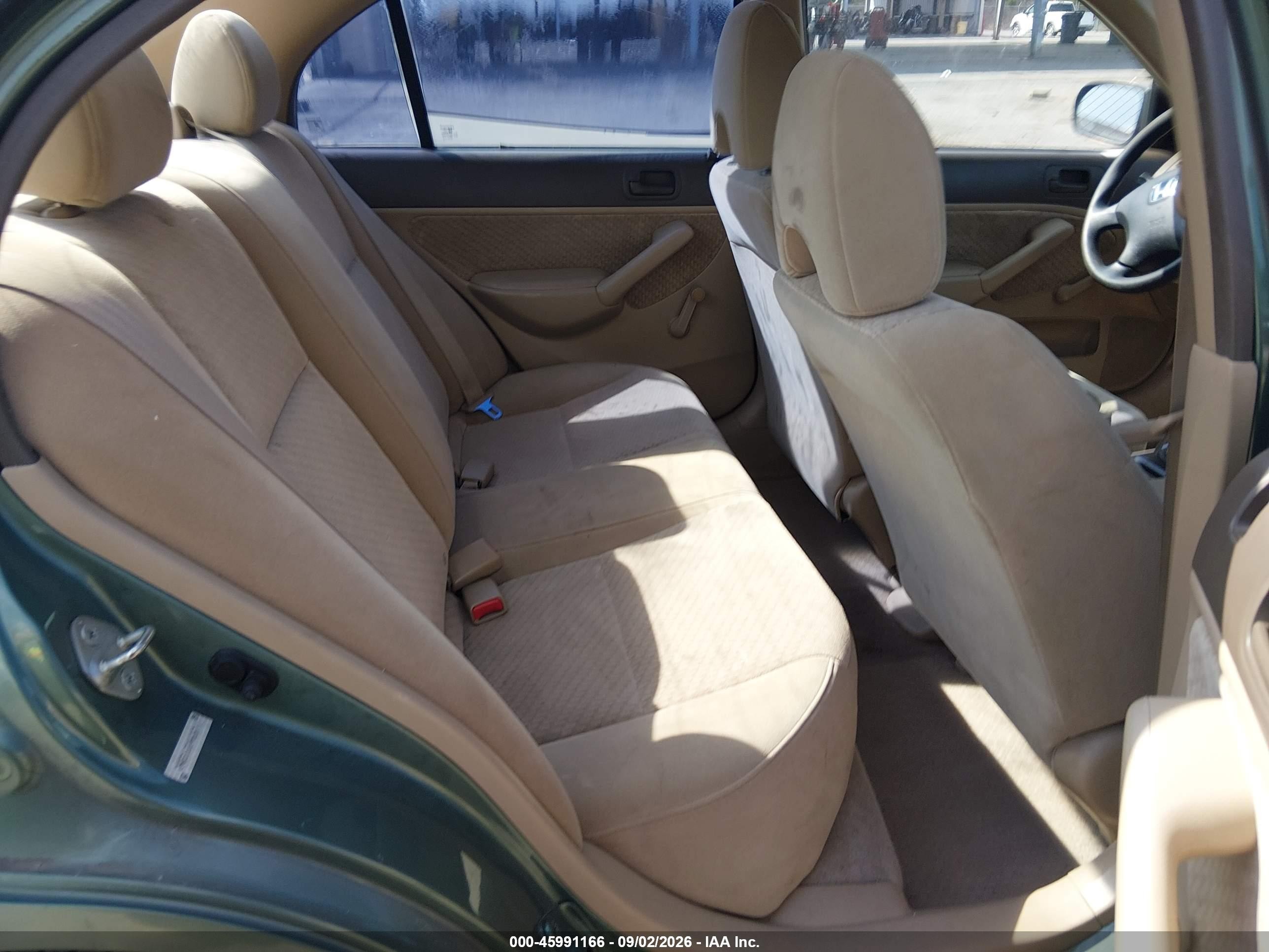 2004 Honda Civic Vp Зеленый vin: 2HGES16324H626711