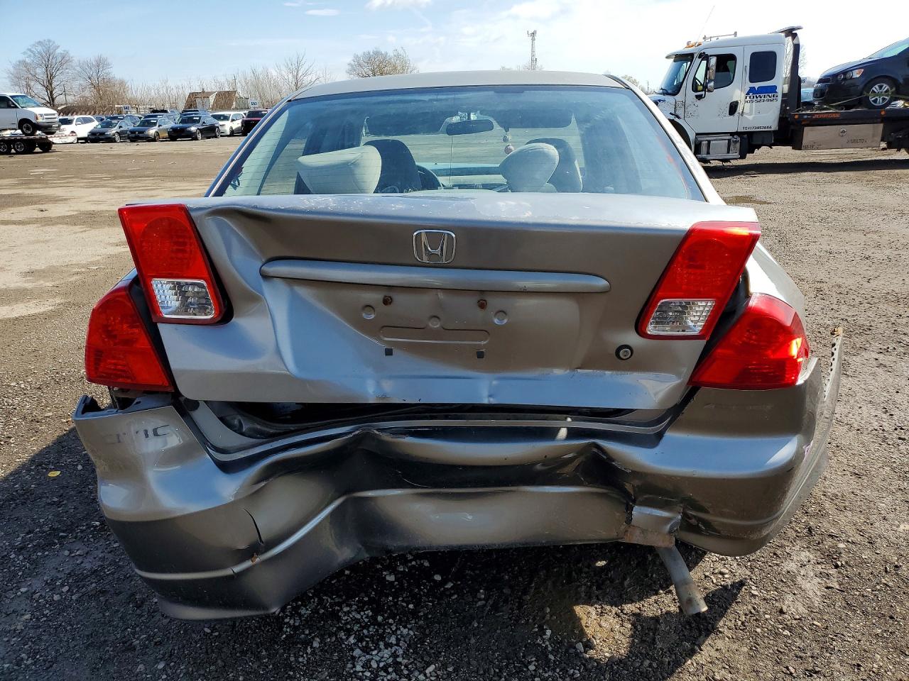 2004 Honda Civic Dx Vp Gray vin: 2HGES16324H918150