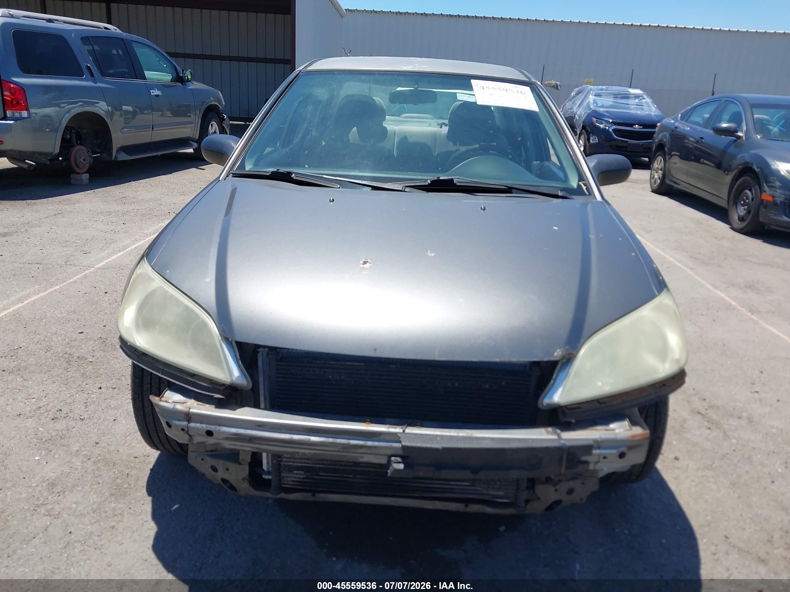 2005 Honda Civic Vp Gray vin: 2HGES16335H507096