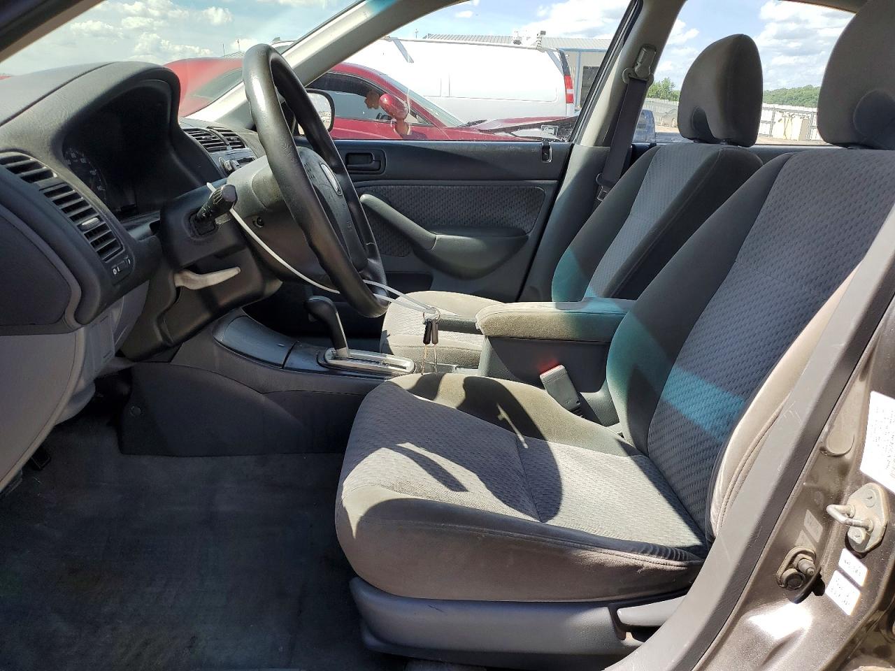2005 Honda Civic Dx Vp Серый vin: 2HGES16345H577352