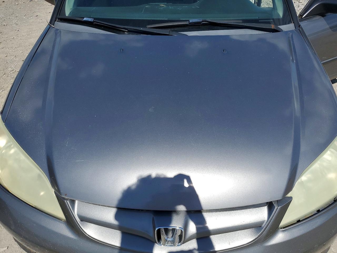 2005 Honda Civic Dx Vp Серый vin: 2HGES16345H577352