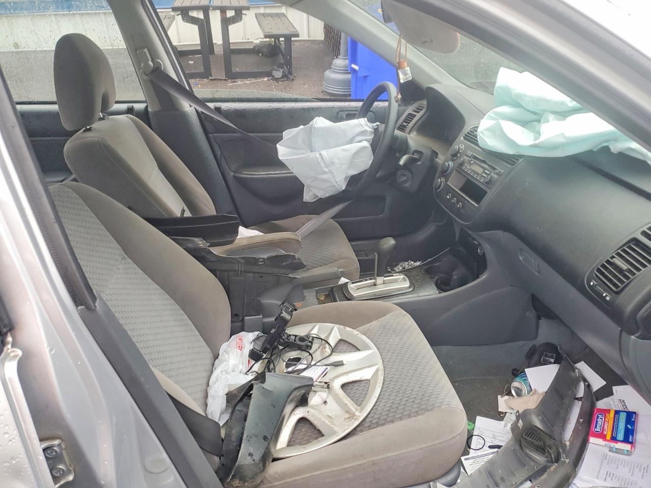 2004 Honda Civic Dx Vp Серебряный vin: 2HGES16354H619140
