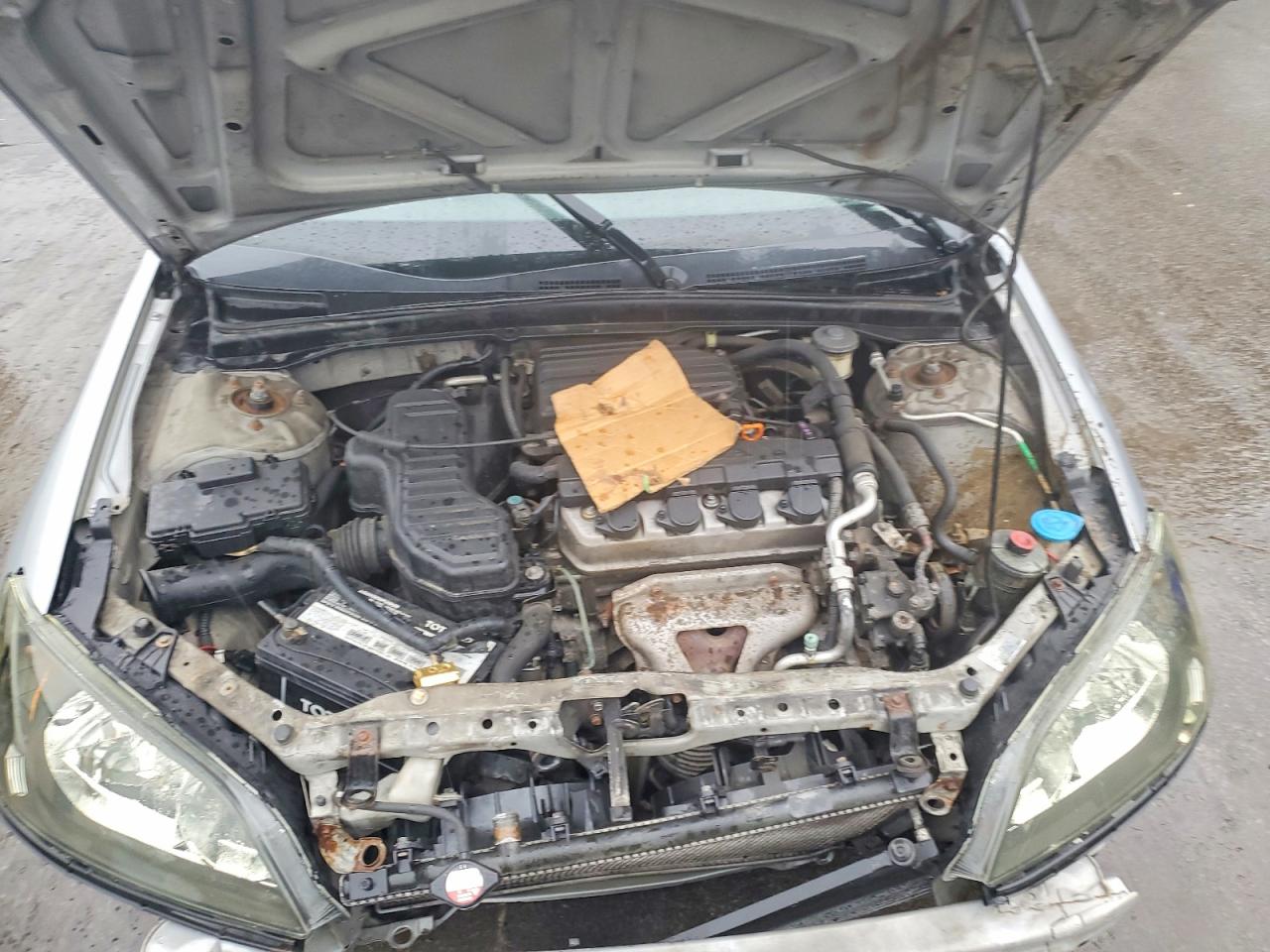 2004 Honda Civic Dx Vp Серебряный vin: 2HGES16354H619140