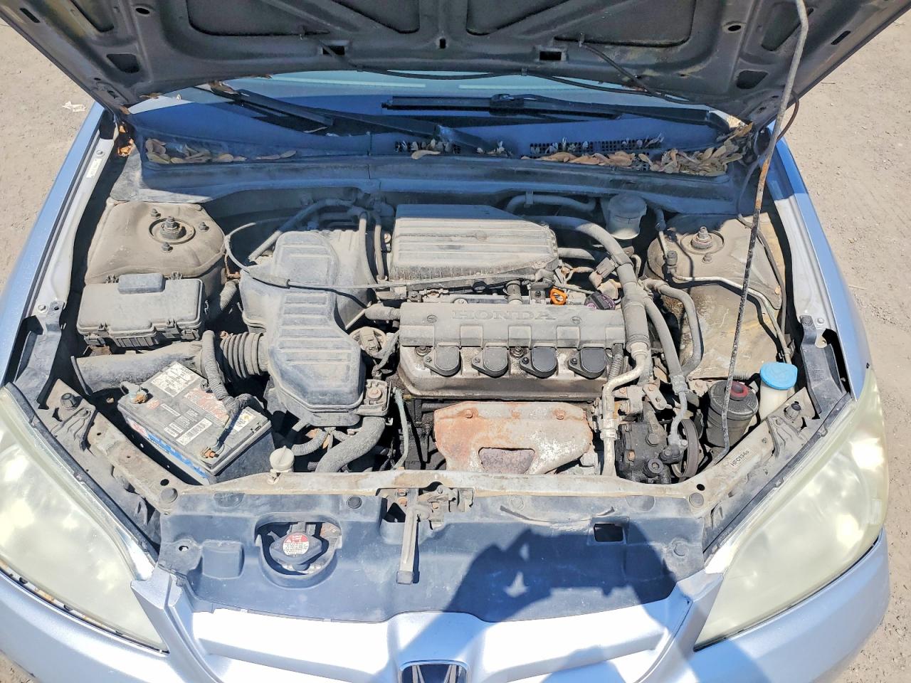2005 Honda Civic Dx Vp Silver vin: 2HGES16355H046869