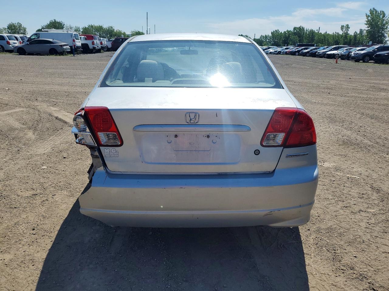 2005 Honda Civic Dx Vp Silver vin: 2HGES16355H046869