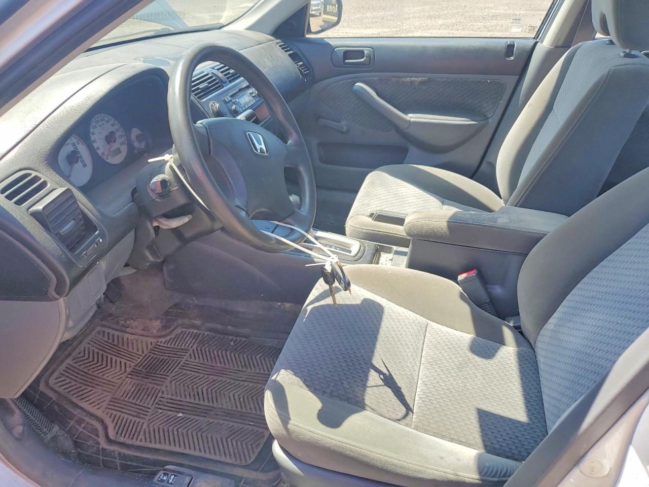 2005 Honda Civic Dx Vp Silver vin: 2HGES16355H046869
