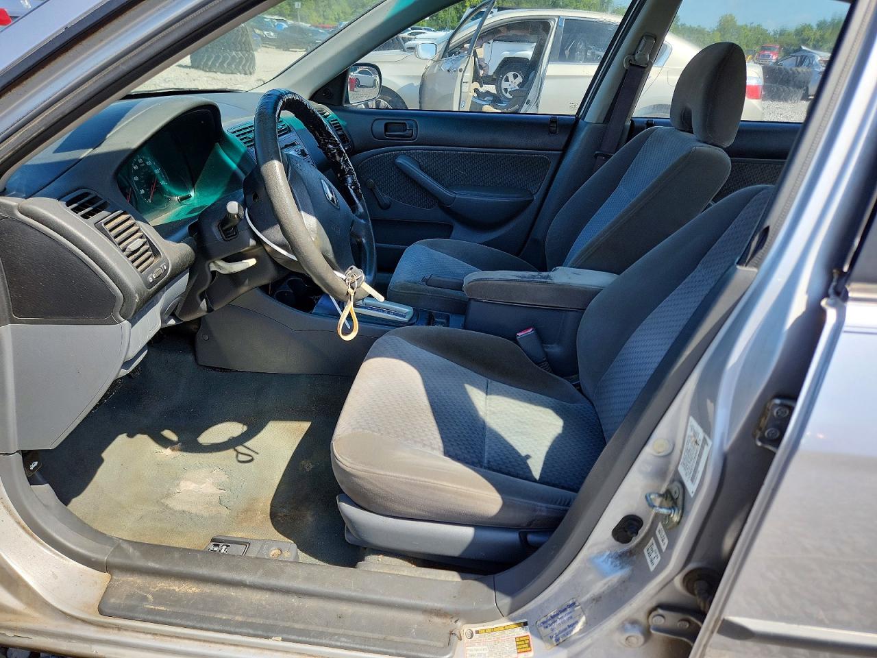 2004 Honda Civic Dx Vp Silver vin: 2HGES16364H617316