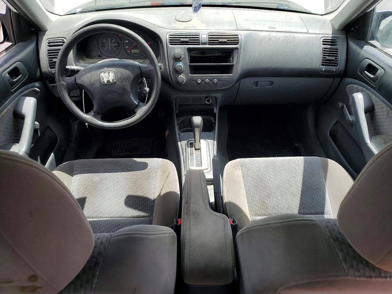 2004 Honda Civic Dx Vp White vin: 2HGES16374H614781