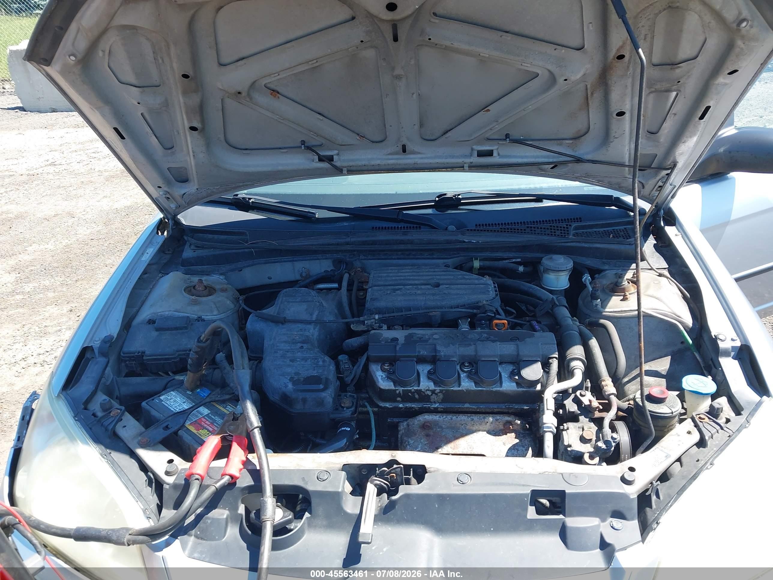 2004 Honda Civic Dx Vp Серебряный vin: 2HGES16384H586909