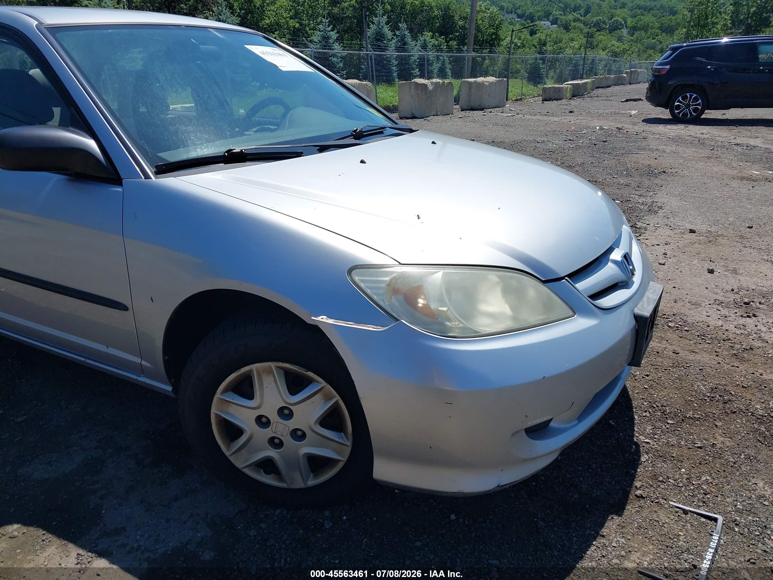 2004 Honda Civic Dx Vp Серебряный vin: 2HGES16384H586909