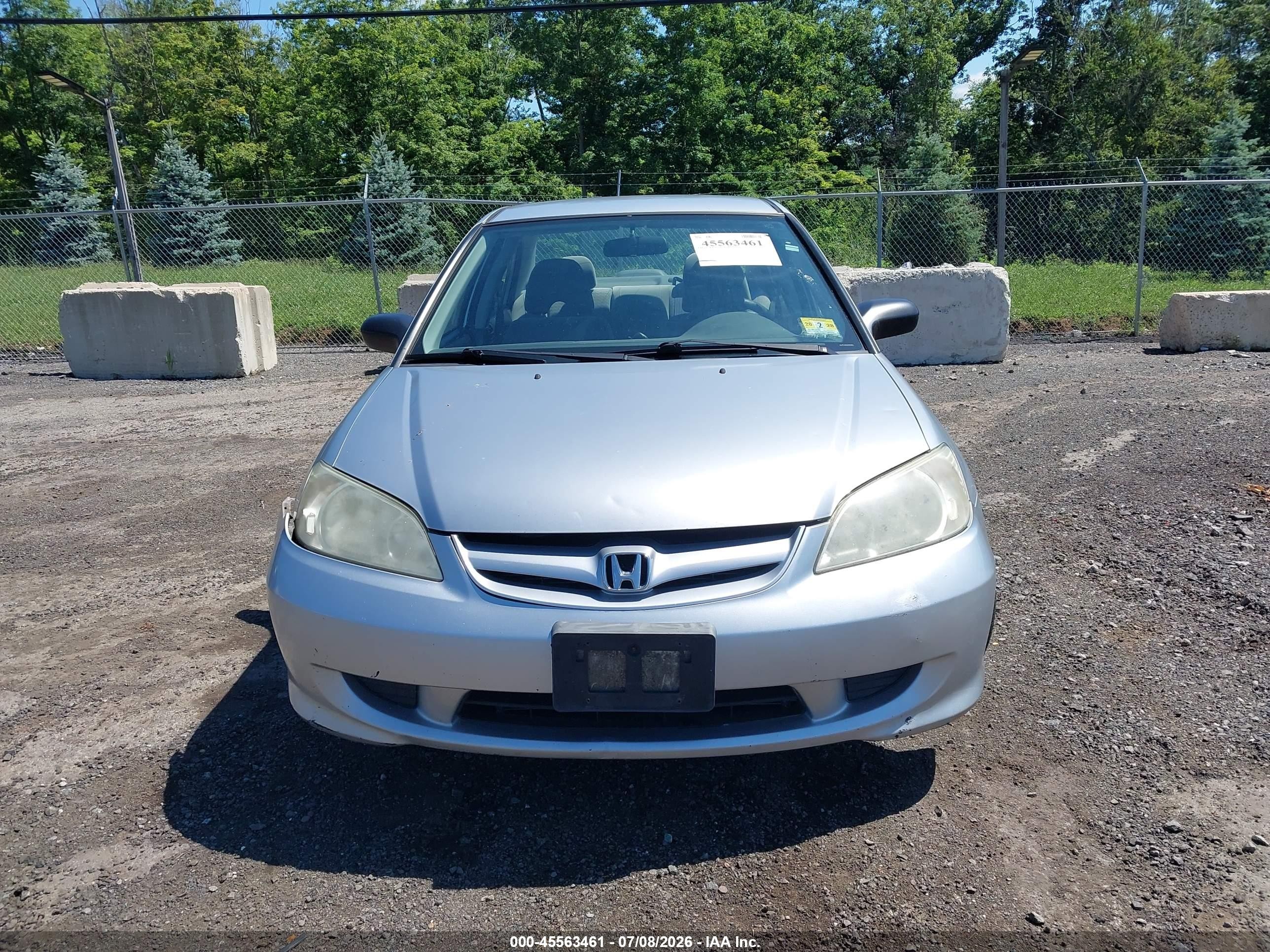 2004 Honda Civic Dx Vp Серебряный vin: 2HGES16384H586909