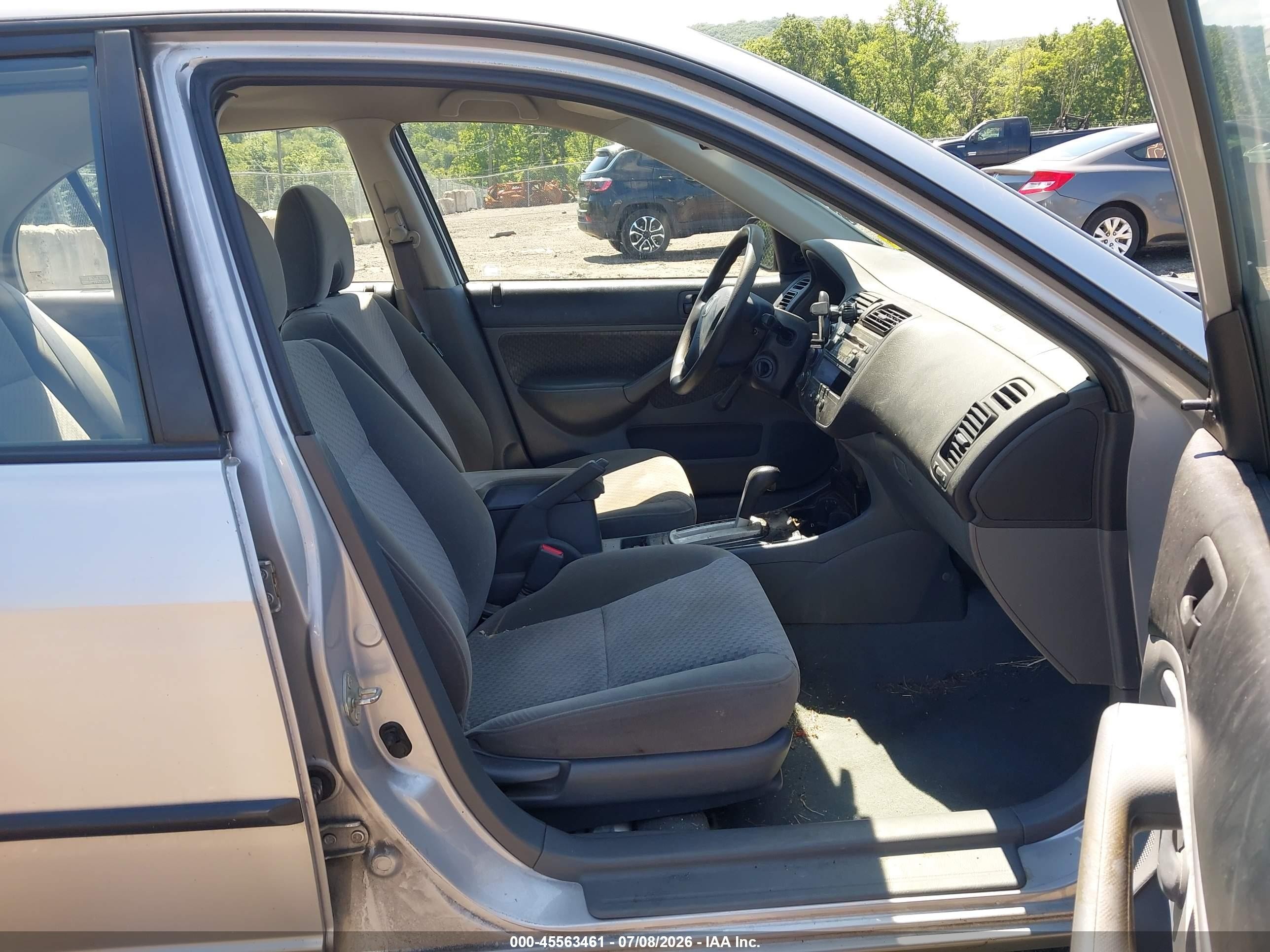 2004 Honda Civic Dx Vp Серебряный vin: 2HGES16384H586909