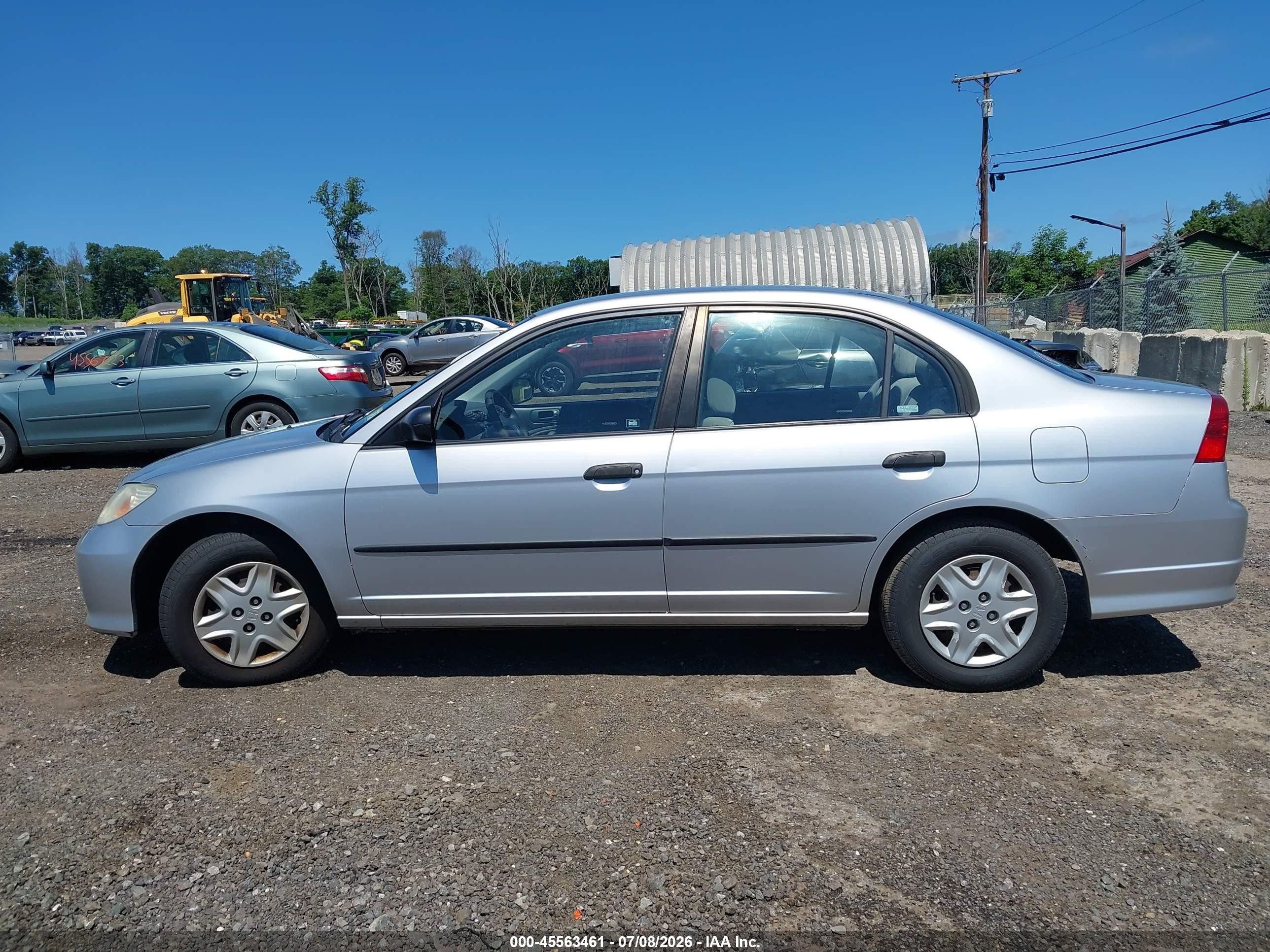 2004 Honda Civic Dx Vp Серебряный vin: 2HGES16384H586909