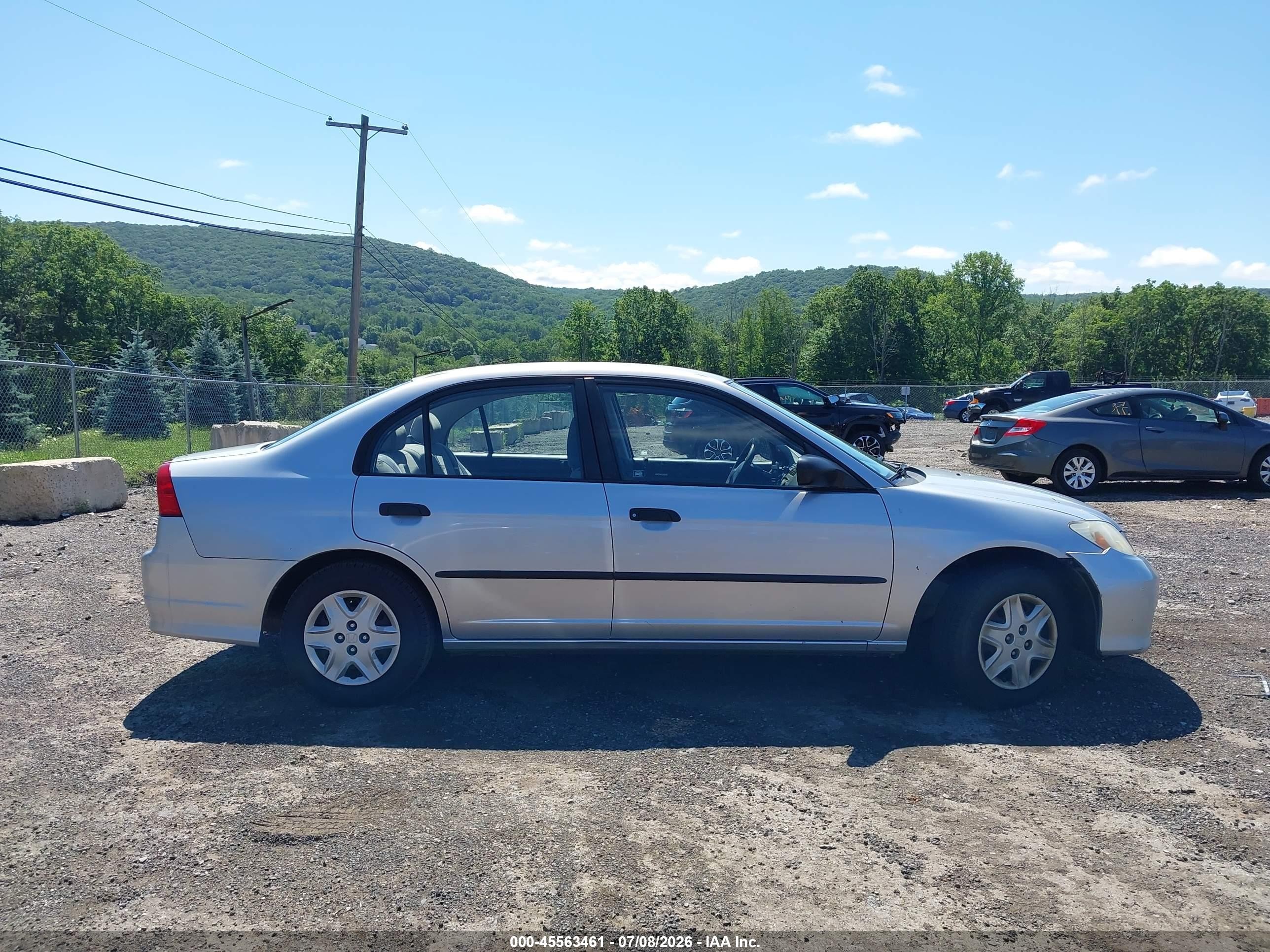 2004 Honda Civic Dx Vp Серебряный vin: 2HGES16384H586909