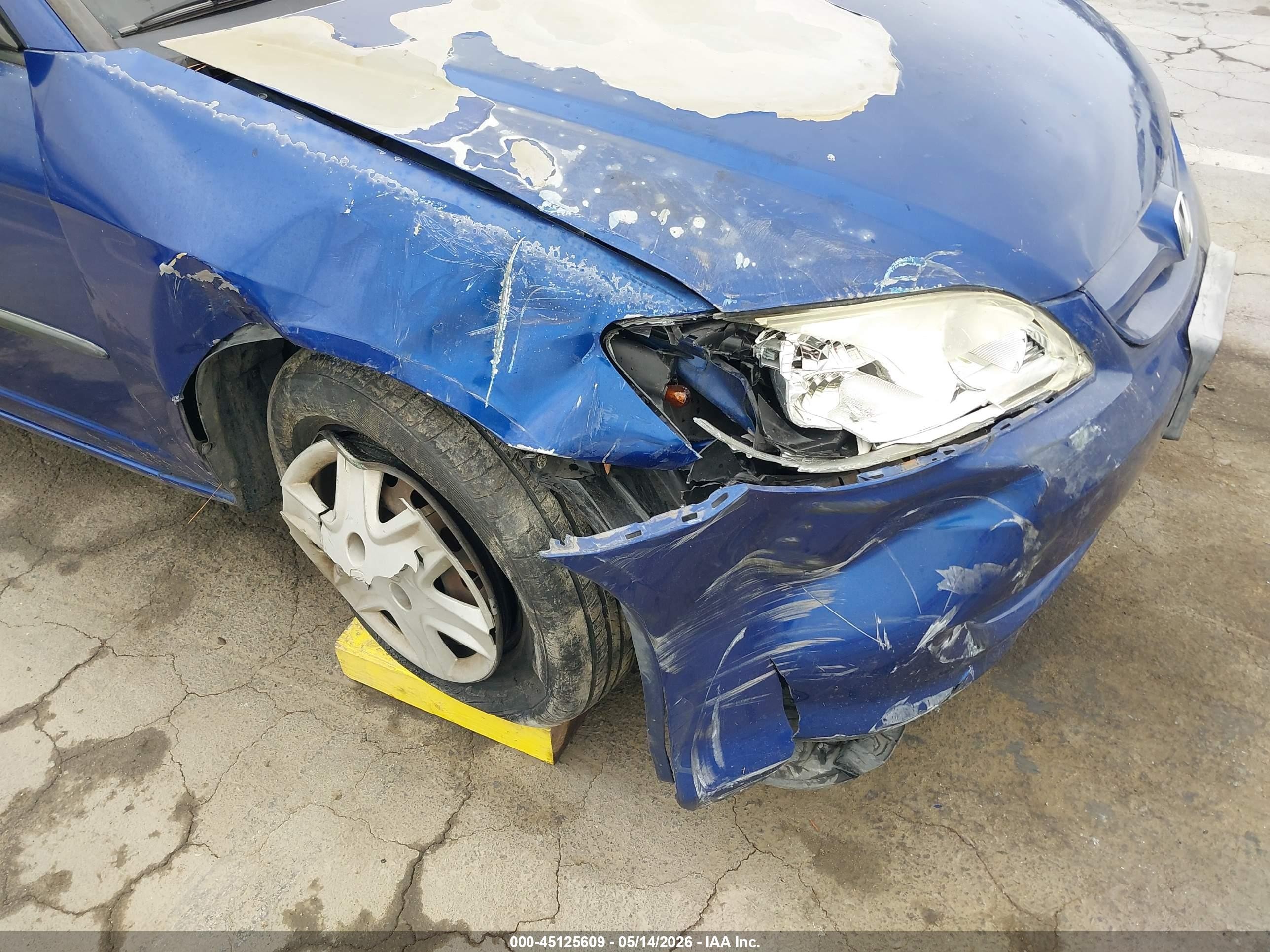 2004 Honda Civic Vp Blue vin: 2HGES16384H638345