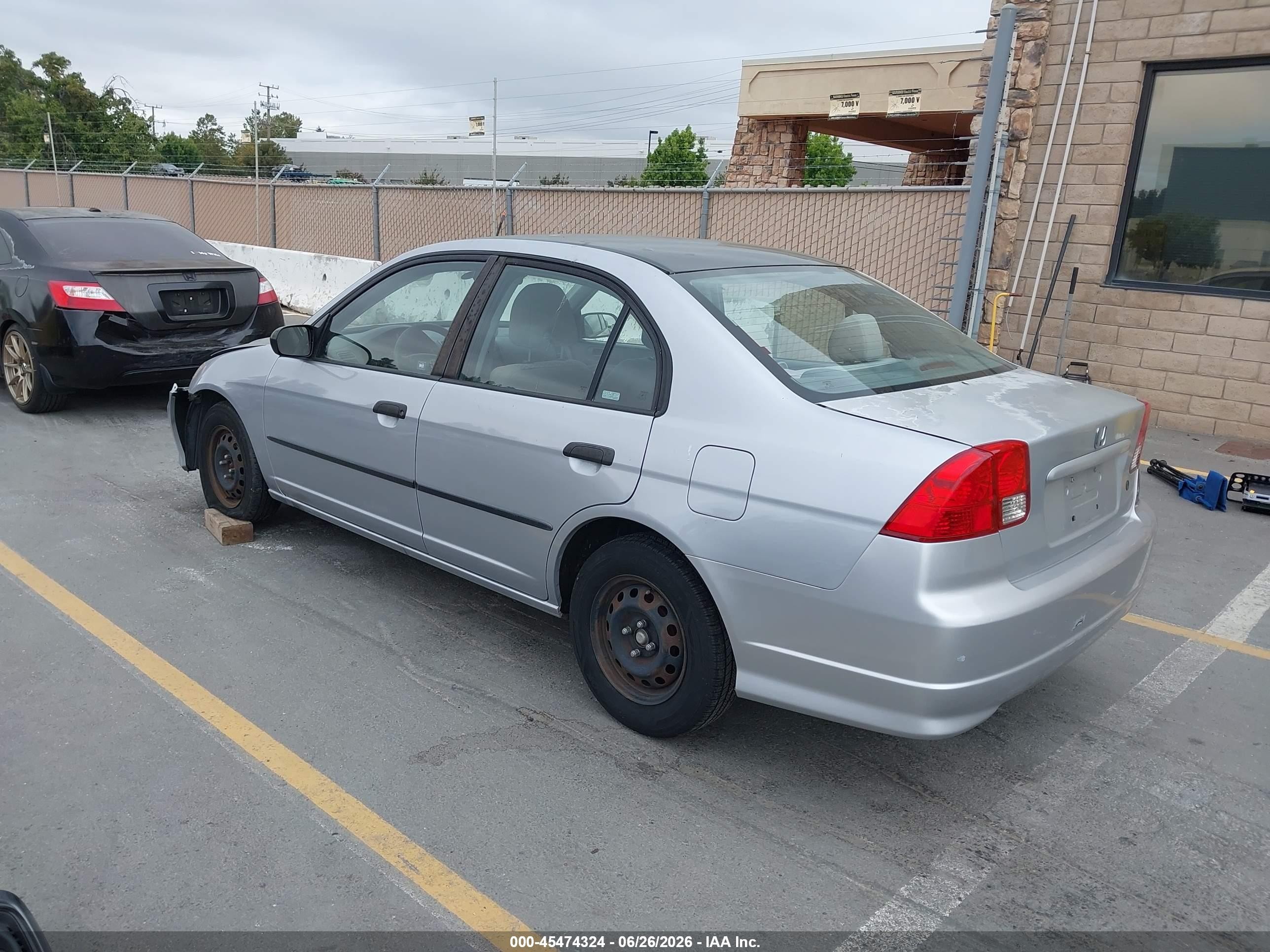 2005 Honda Civic Vp Серебряный vin: 2HGES16385H588645