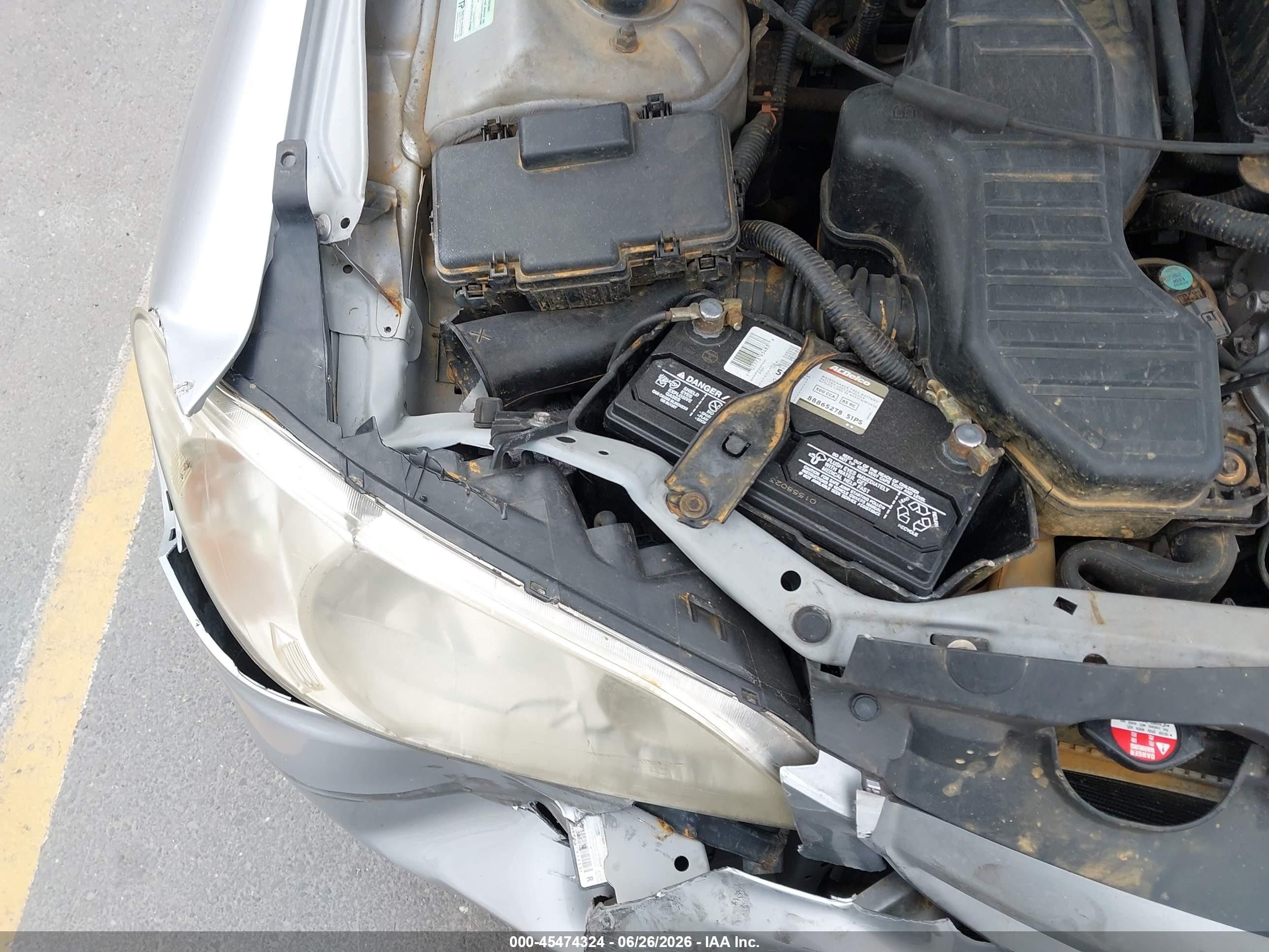 2005 Honda Civic Vp Серебряный vin: 2HGES16385H588645