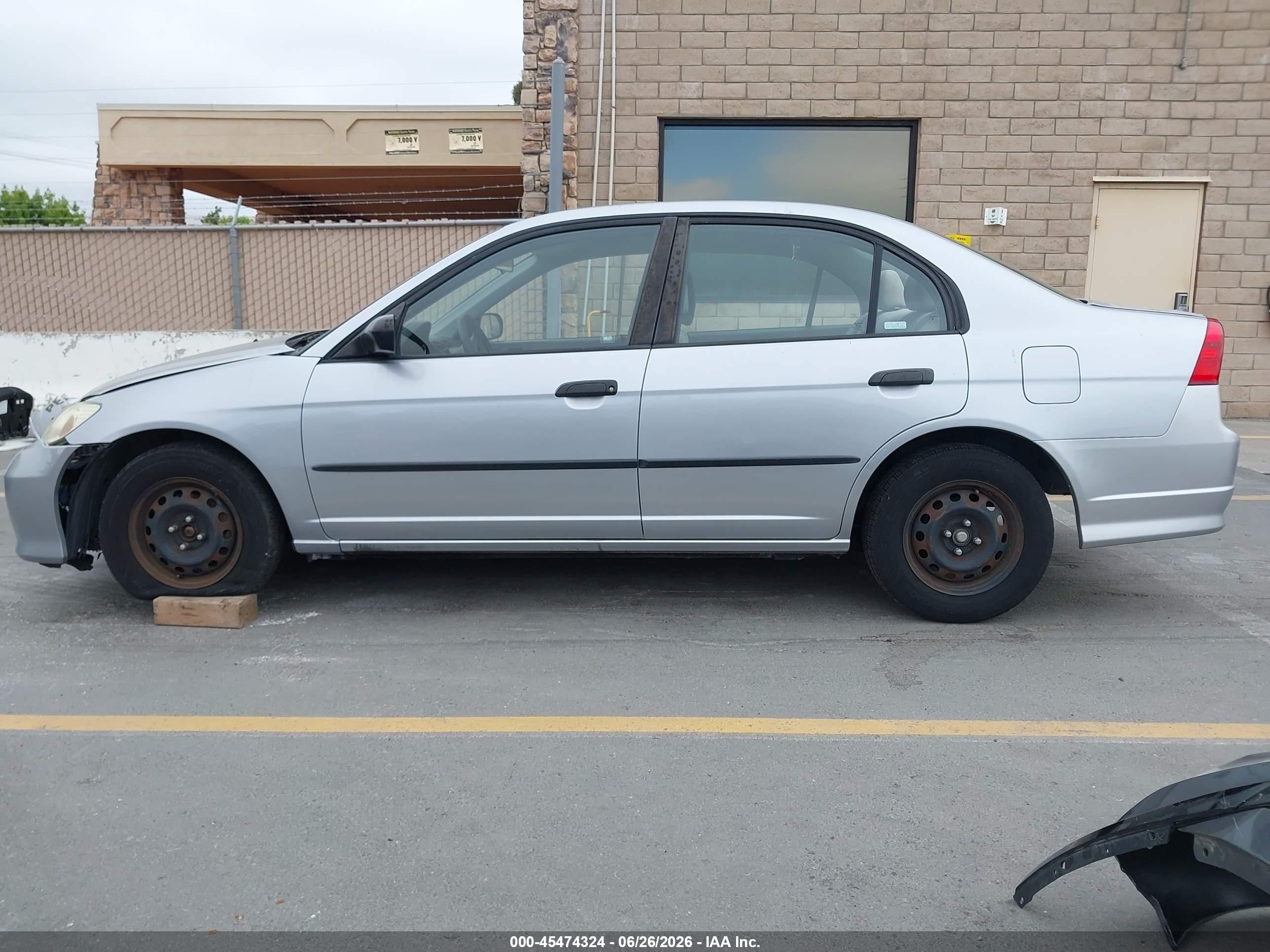 2005 Honda Civic Vp Серебряный vin: 2HGES16385H588645