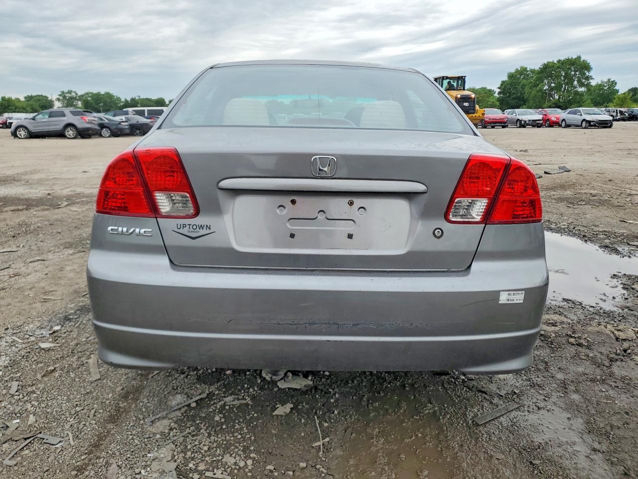 2005 Honda Civic Dx Vp Gray vin: 2HGES16385H624236