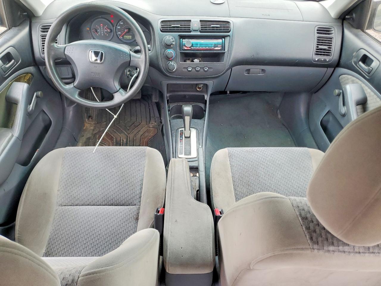 2005 Honda Civic Dx Vp Gray vin: 2HGES16385H624236