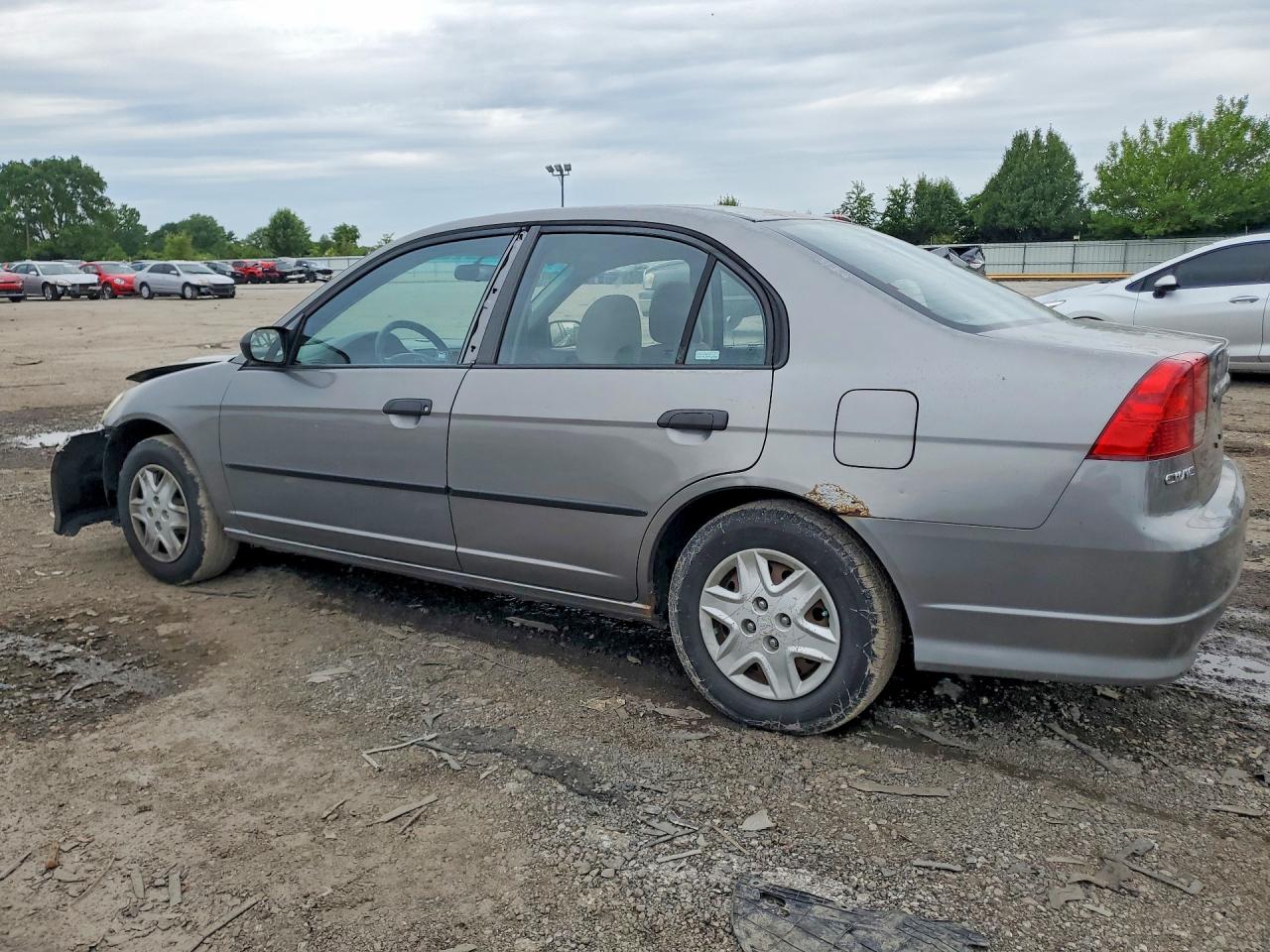 2005 Honda Civic Dx Vp Gray vin: 2HGES16385H624236