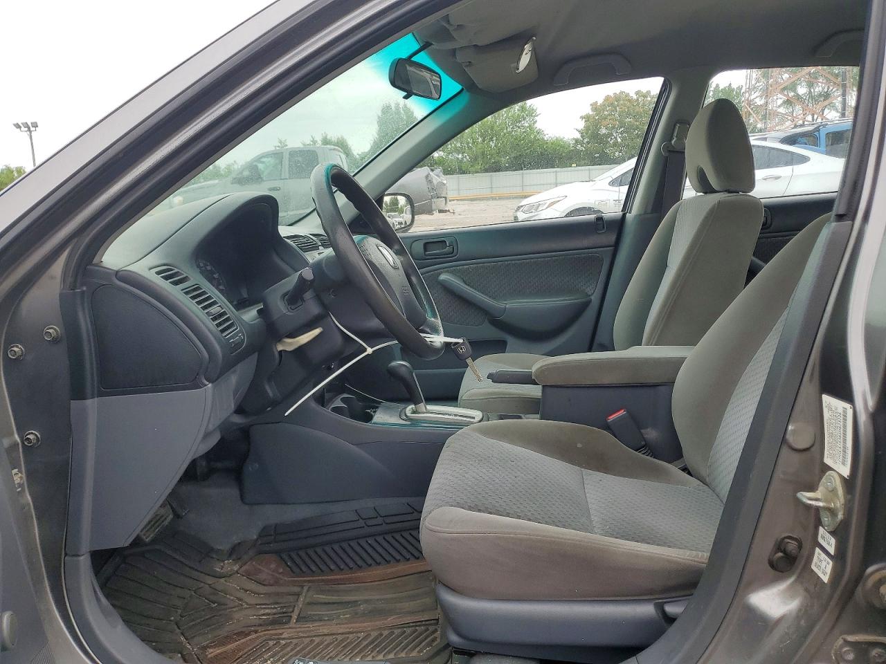 2005 Honda Civic Dx Vp Gray vin: 2HGES16385H624236