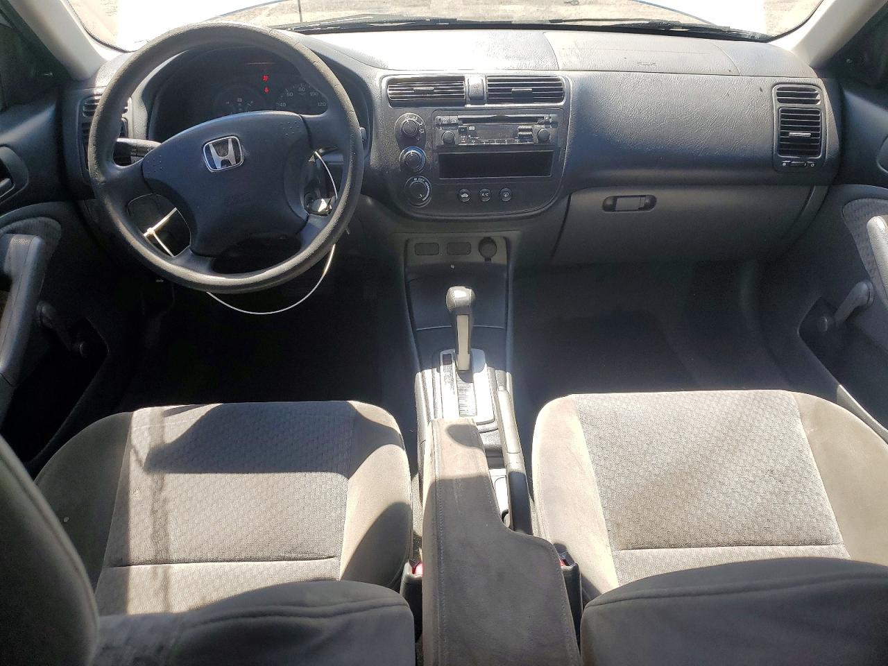 2004 Honda Civic Dx Vp White vin: 2HGES16394H587177