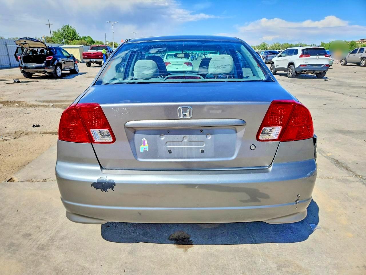 2005 Honda Civic Dx Vp Gray vin: 2HGES16395H561986