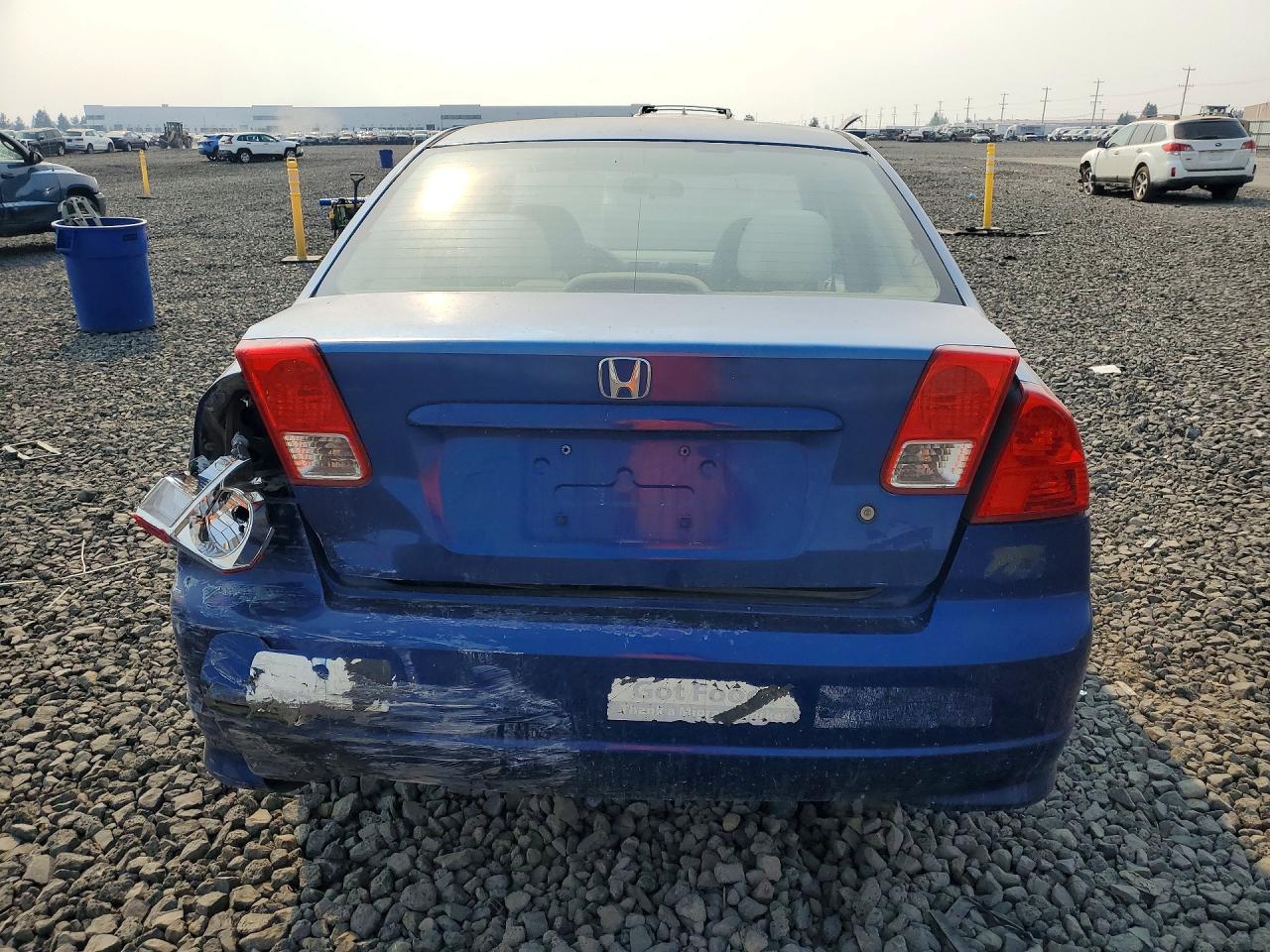 2004 Honda Civic Dx Vp Blue vin: 2HGES163X4H570176