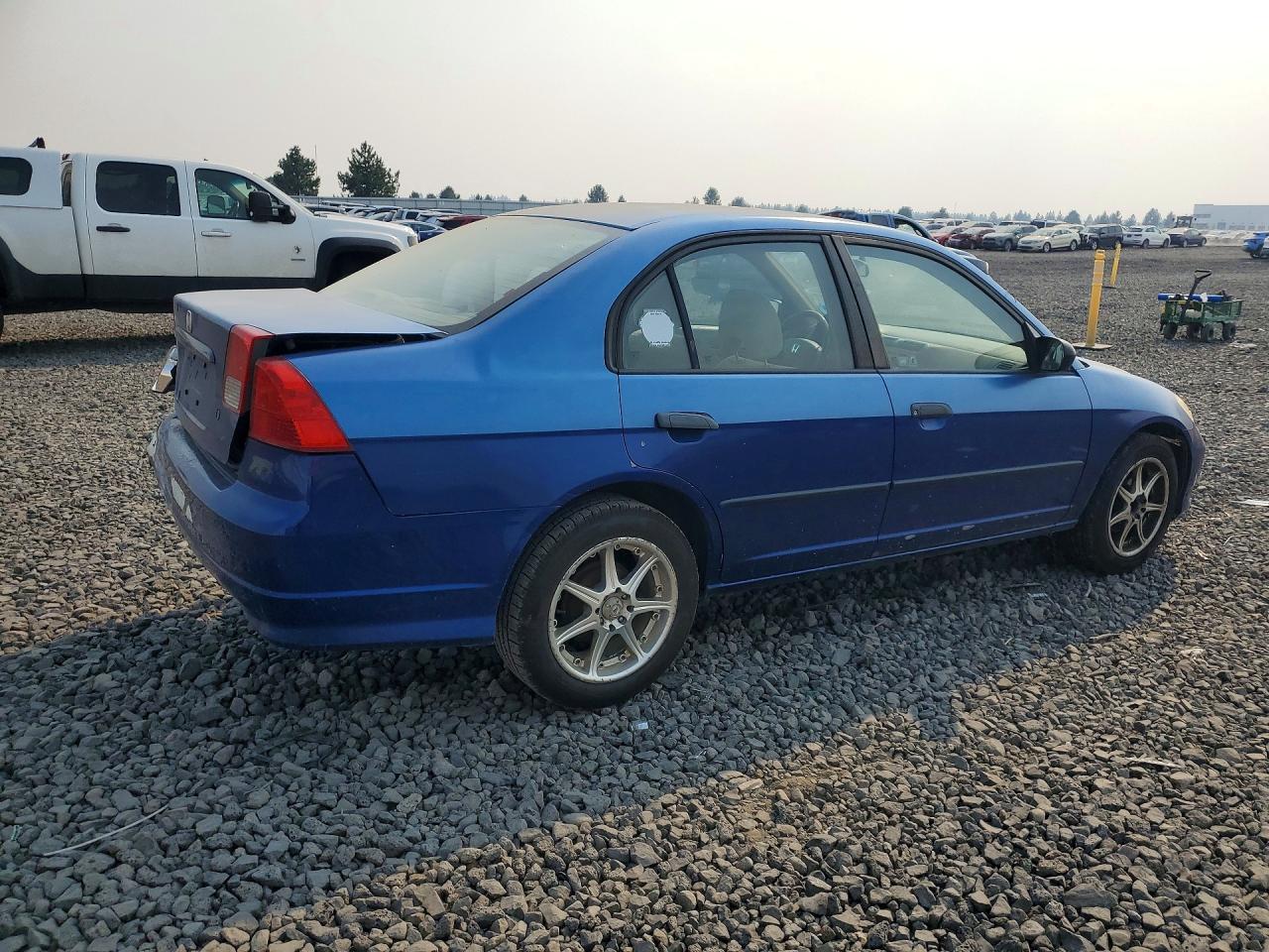 2004 Honda Civic Dx Vp Blue vin: 2HGES163X4H570176