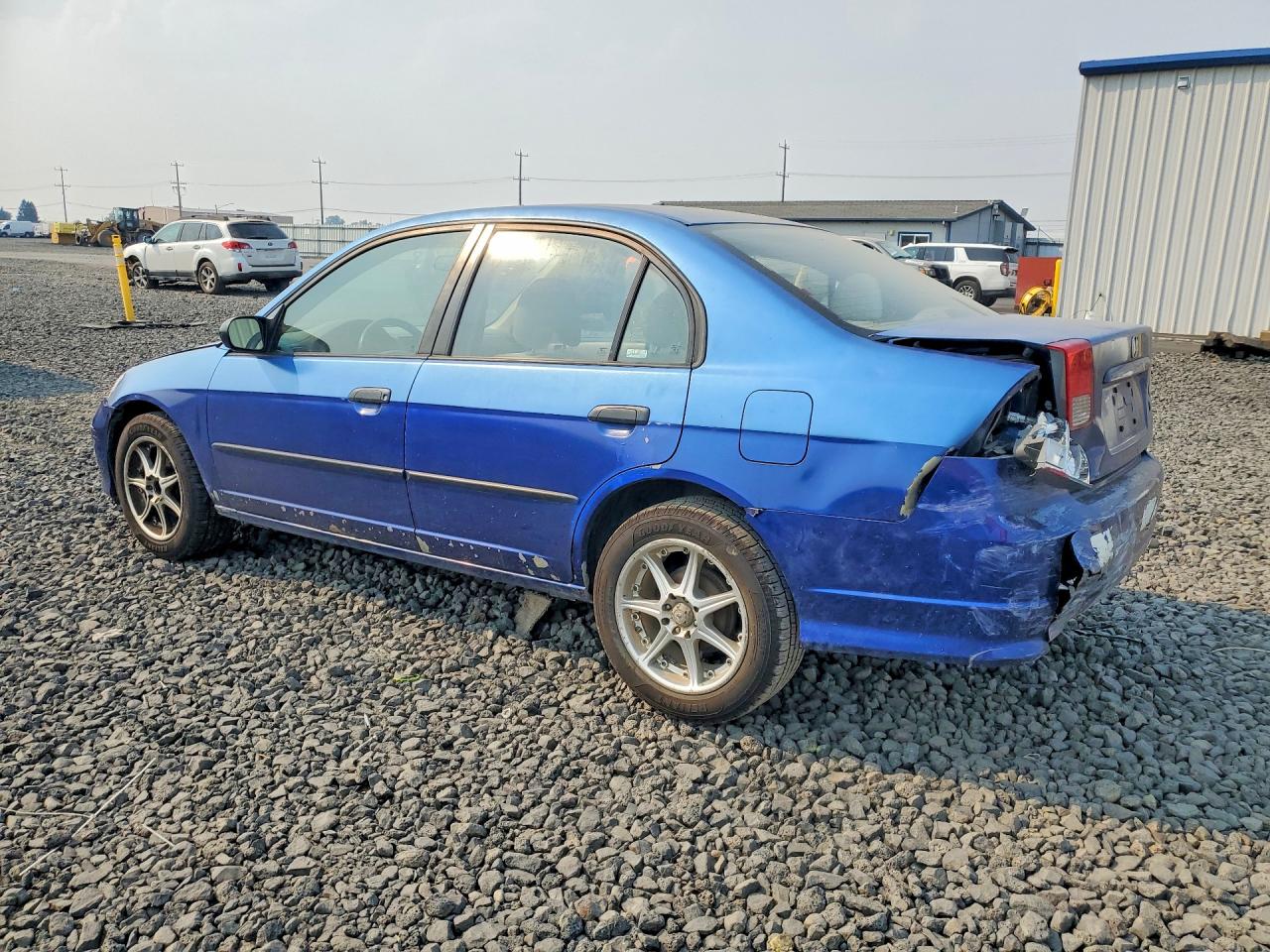 2004 Honda Civic Dx Vp Blue vin: 2HGES163X4H570176