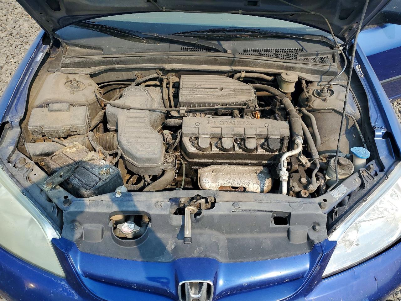 2004 Honda Civic Dx Vp Blue vin: 2HGES163X4H570176