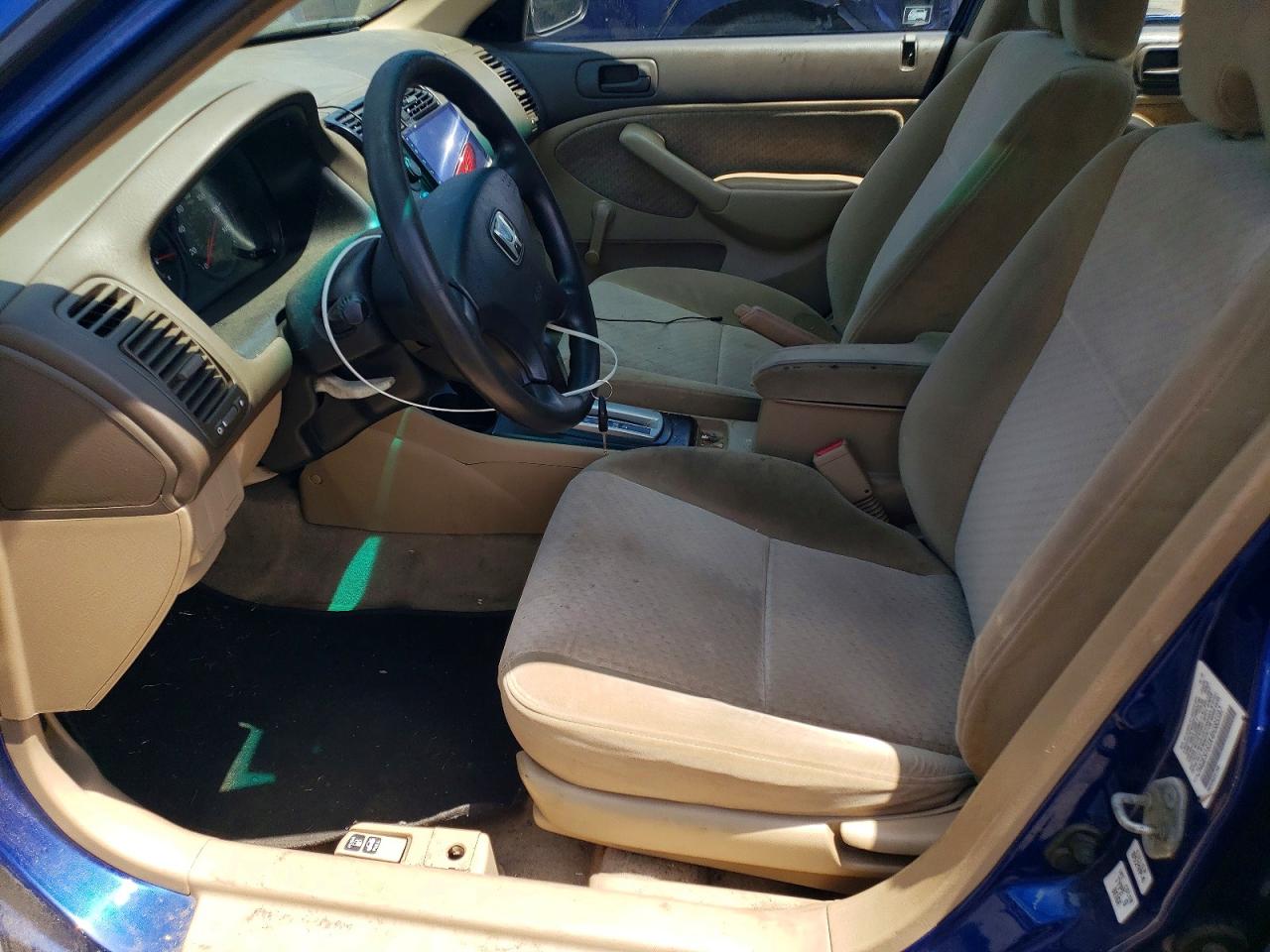 2004 Honda Civic Dx Vp Синий vin: 2HGES163X4H585597